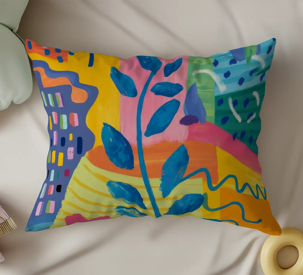 Urban Bloom Fantasy cuscino da Zep Layers