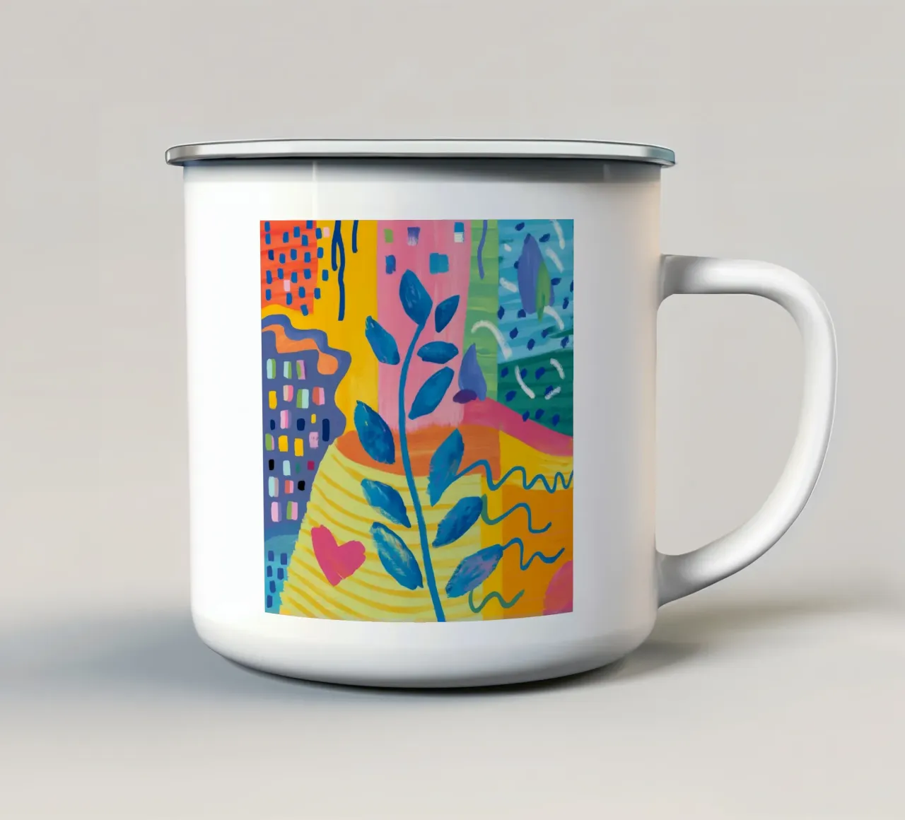 Urban Bloom Fantasy tazza in smalto da Zep Layers