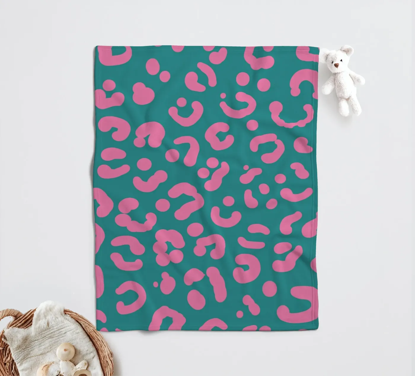 Leoprint 4 Fleecedecke von Julia Reyelt