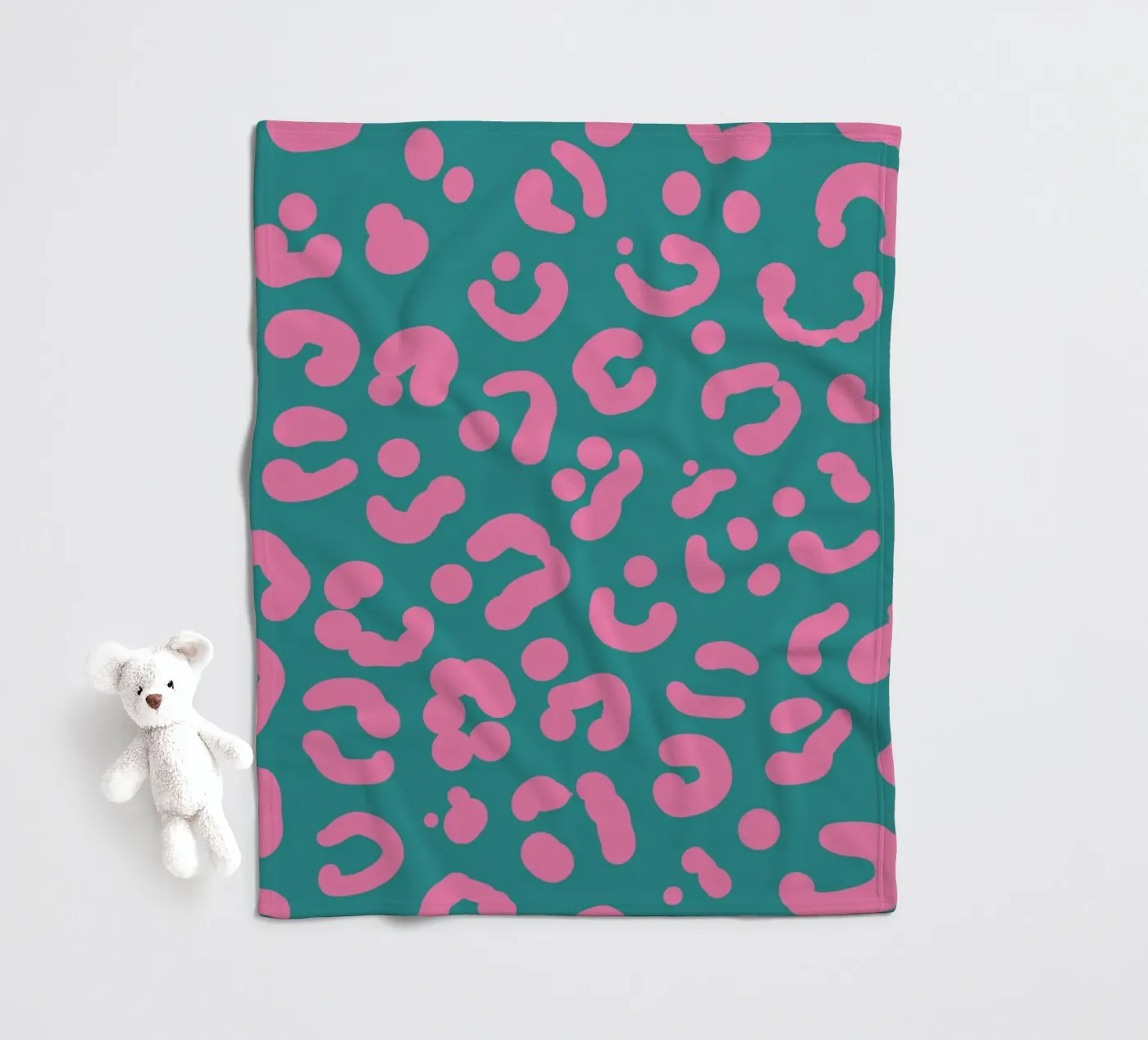 Leoprint 4 Fleecedecke von Julia Reyelt