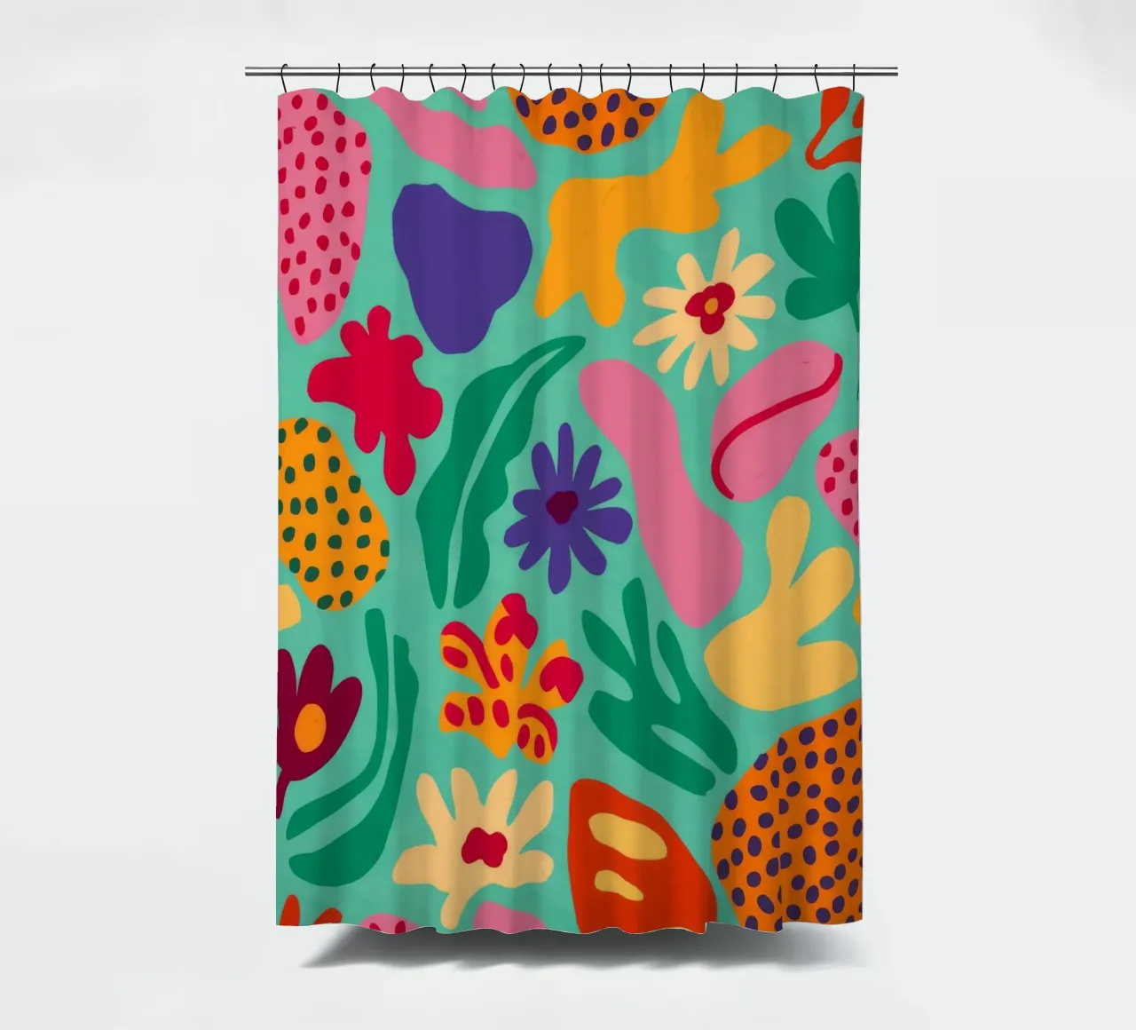 Speelse Flora Dans douchegordijn van Zep Layers