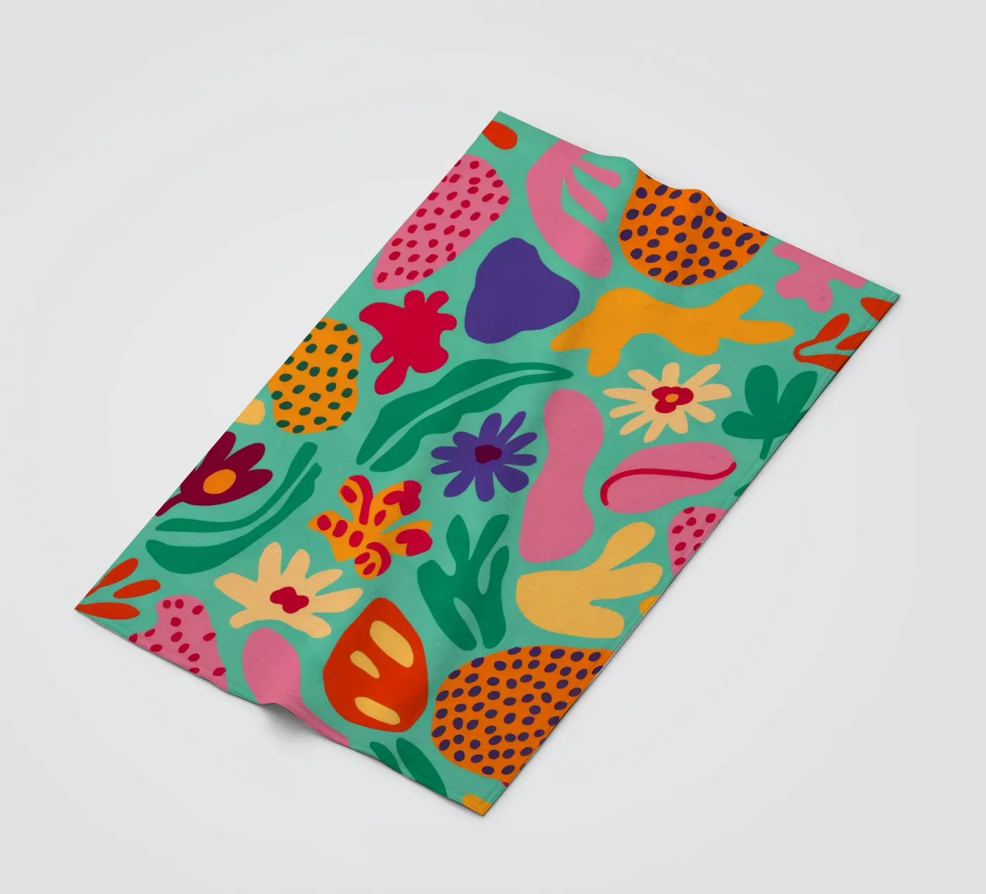 Playful Flora Dance fleecedeken van Zep Layers