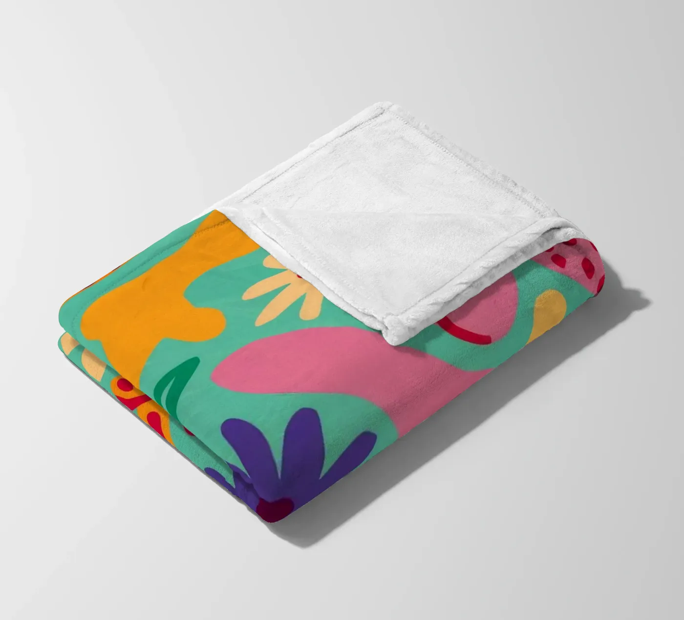 Playful Flora Dance fleecedeken van Zep Layers