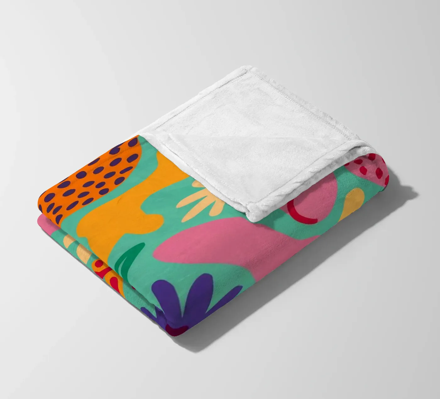 Playful Flora Dance fleecedeken van Zep Layers