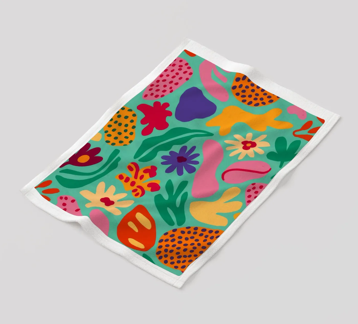 Playful Flora Dance fleecedeken van Zep Layers
