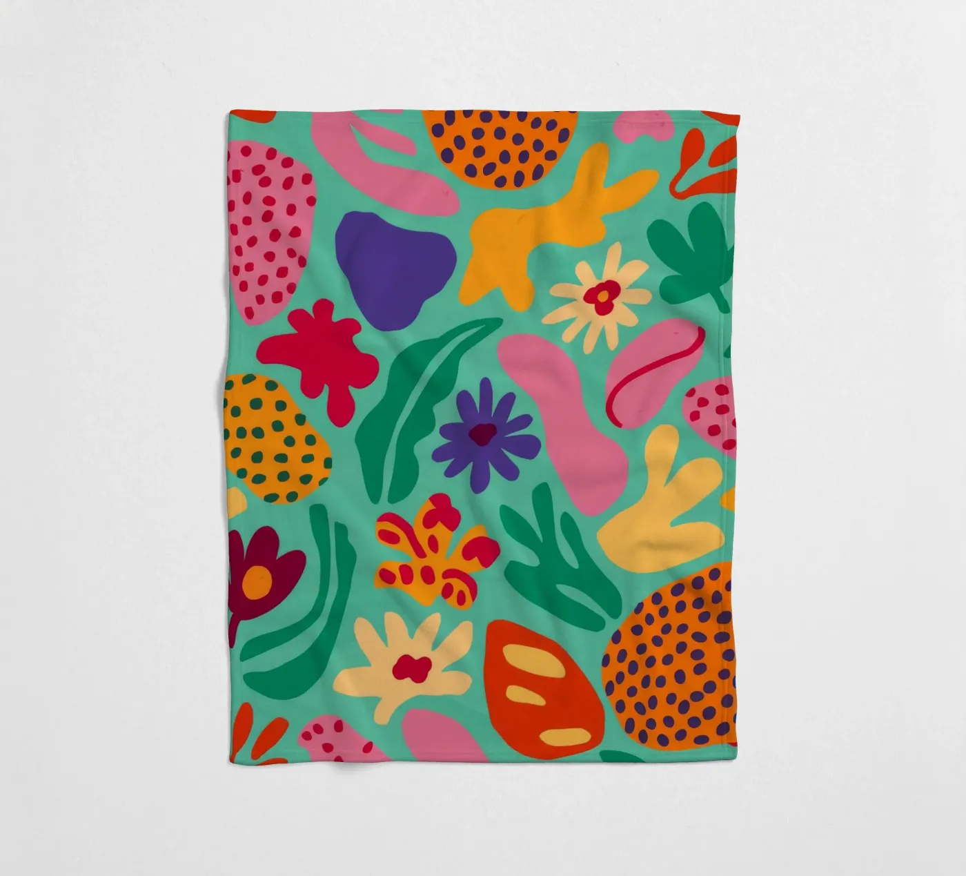 Playful Flora Dance fleecedeken van Zep Layers