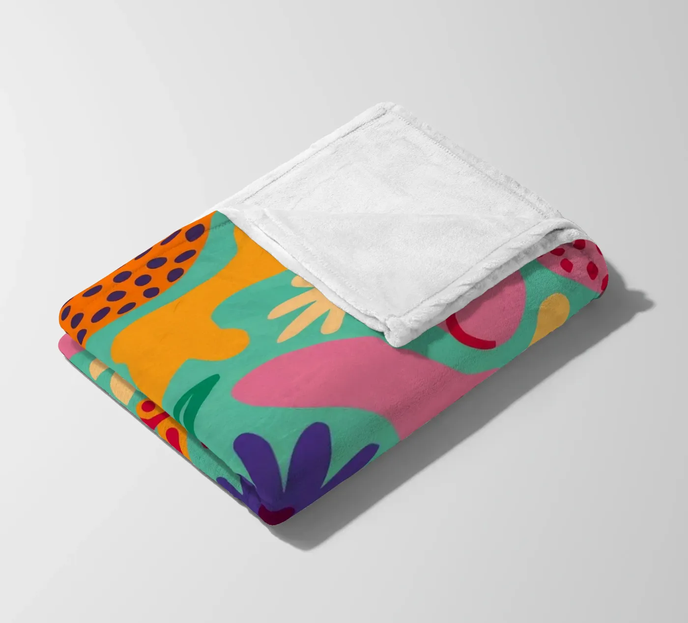 Playful Flora Dance fleecedeken van Zep Layers
