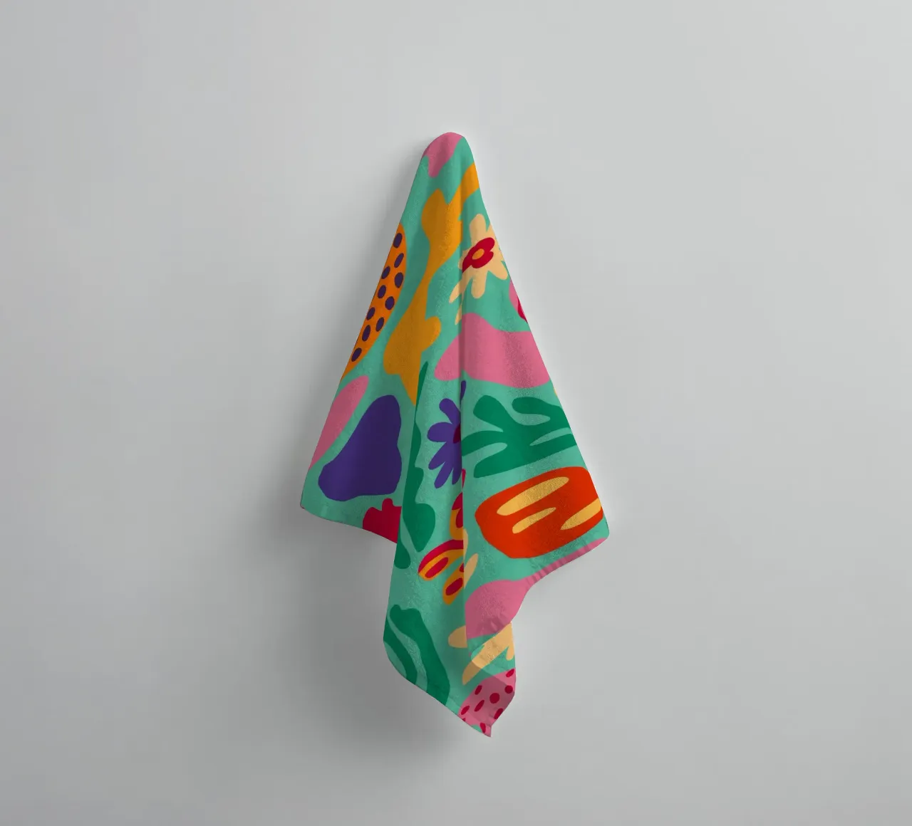 Speelse Flora Dans badhanddoek van Zep Layers