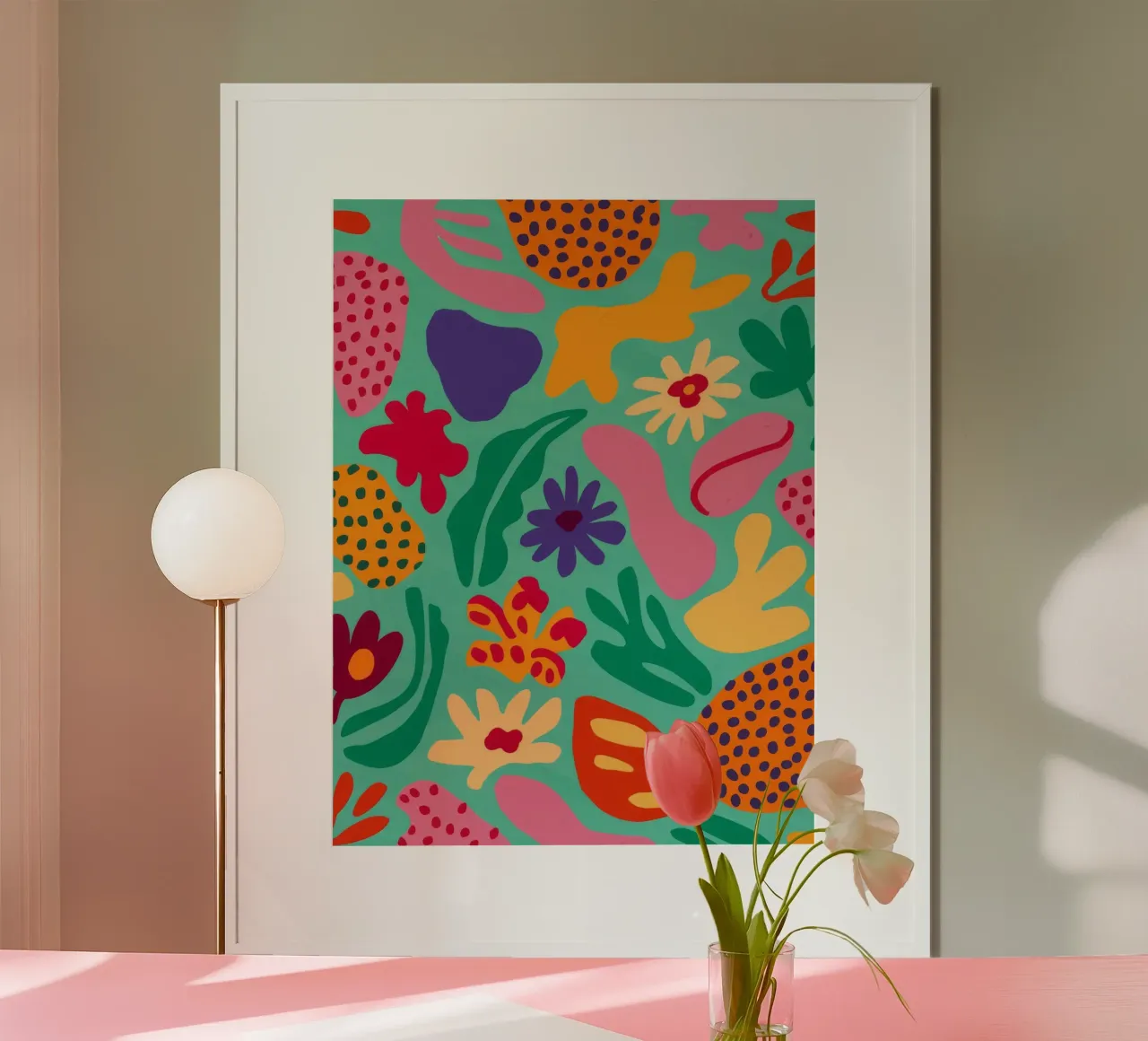 Speelse Flora Dans hahnemühle van Zep Layers
