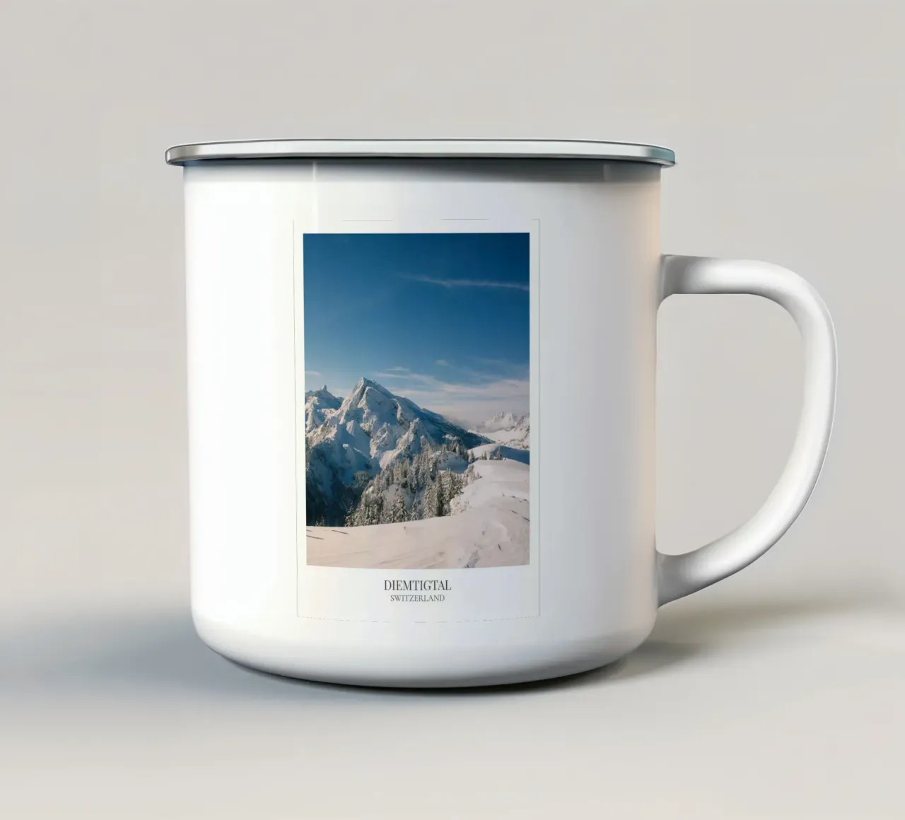 Diemtigtal: Switzerland tazza in smalto da FujiFrames