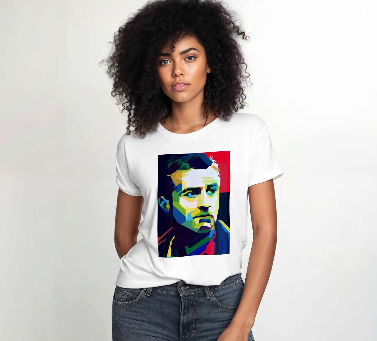 Robert De Niro Movie Actor WPAP Trending Now women's fitted t-shirt by Artkreator