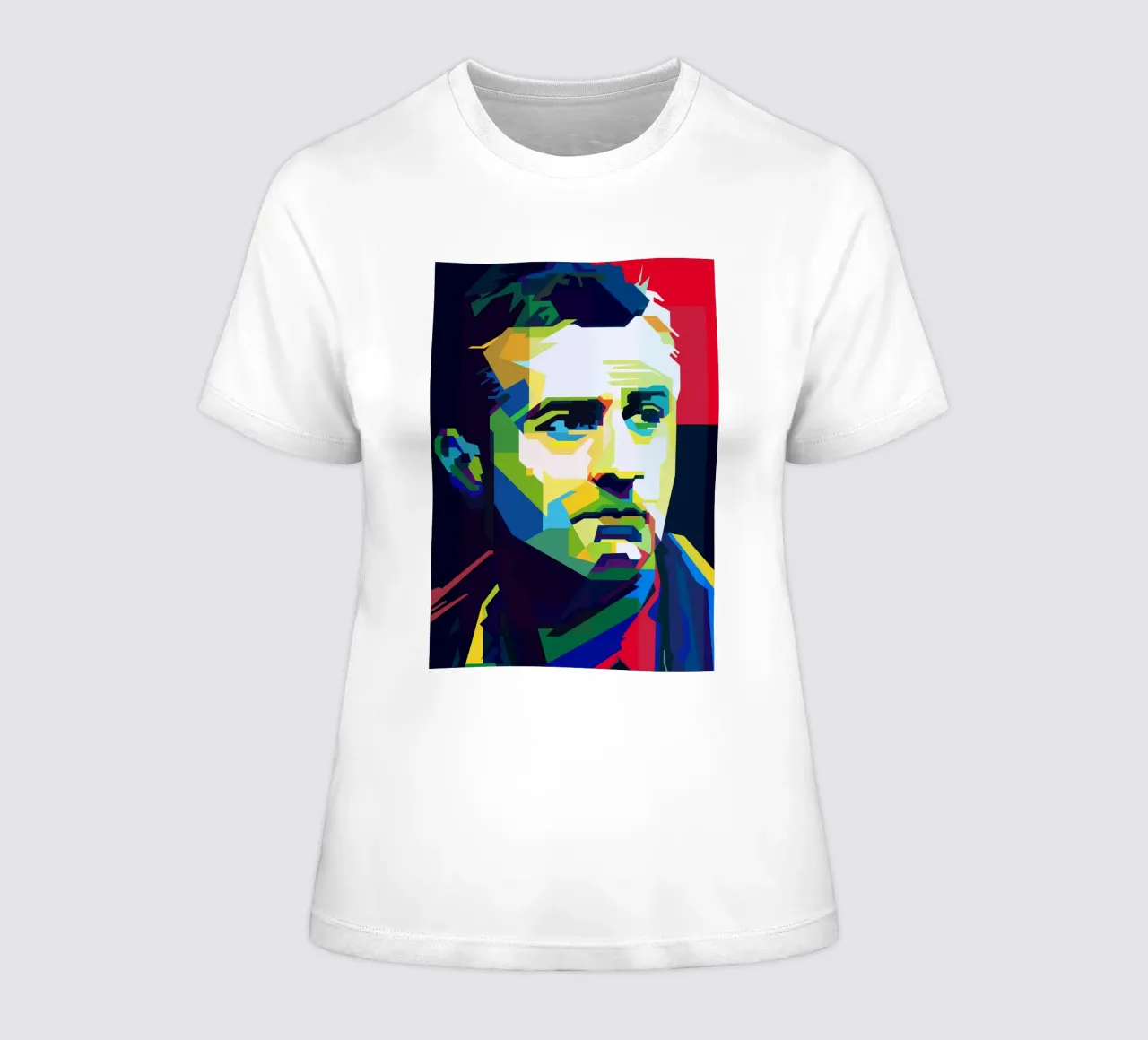 Robert De Niro Movie Actor WPAP Trending Now women's fitted t-shirt by Artkreator
