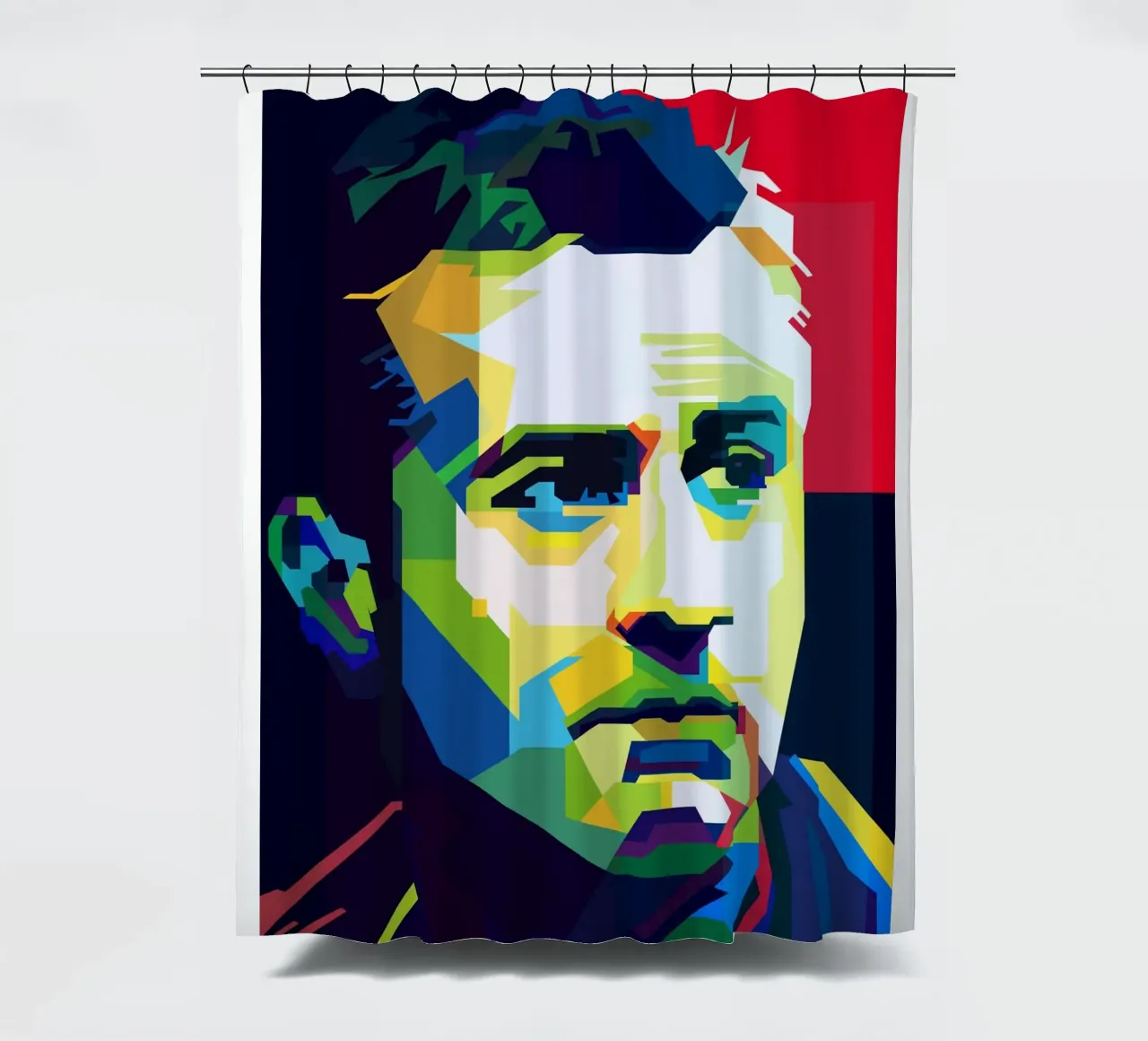 Robert De Niro Movie Actor WPAP Trending Now shower curtain by Artkreator