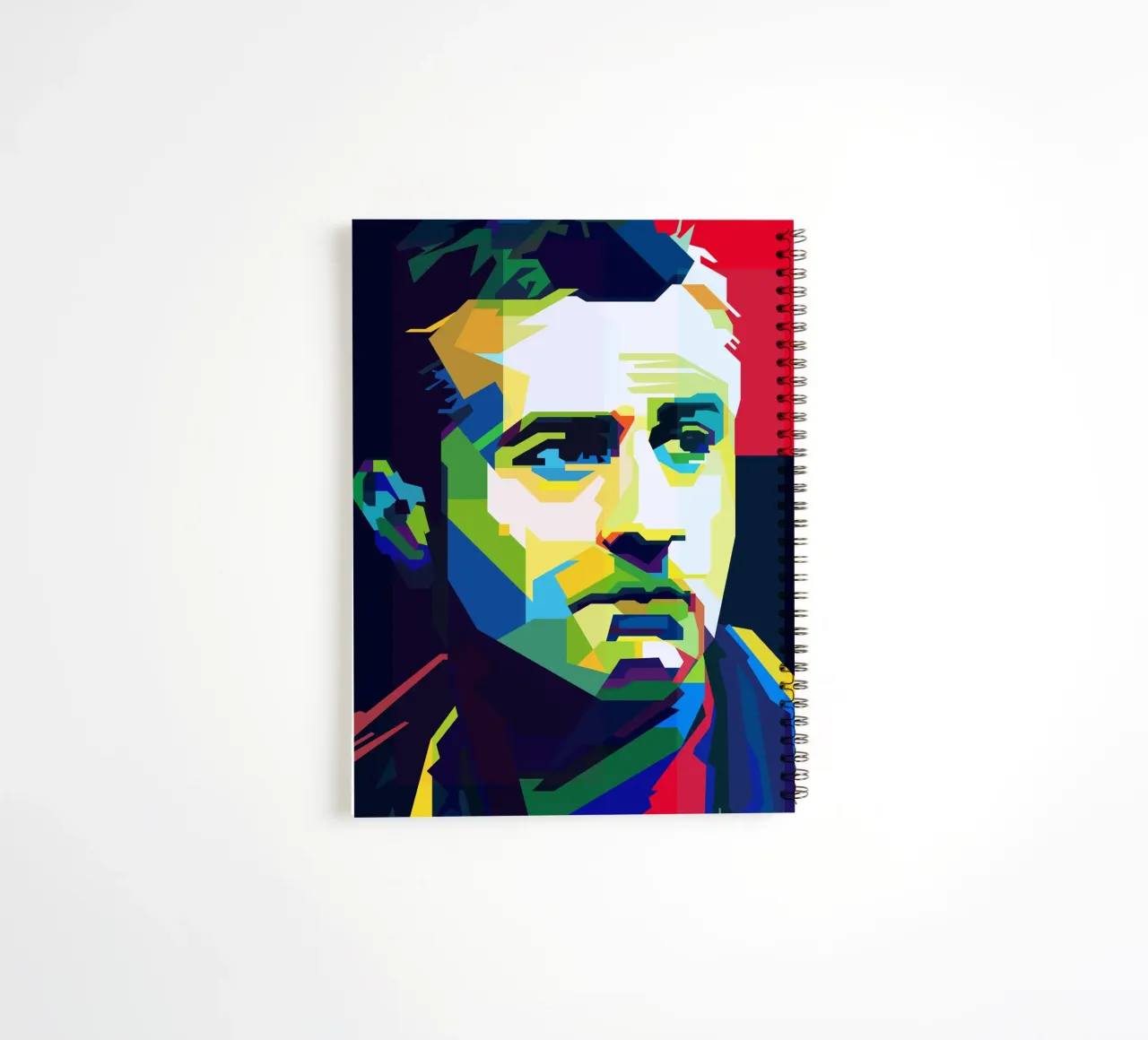 Robert De Niro Movie Actor WPAP Trending Now spiral notebook by Artkreator