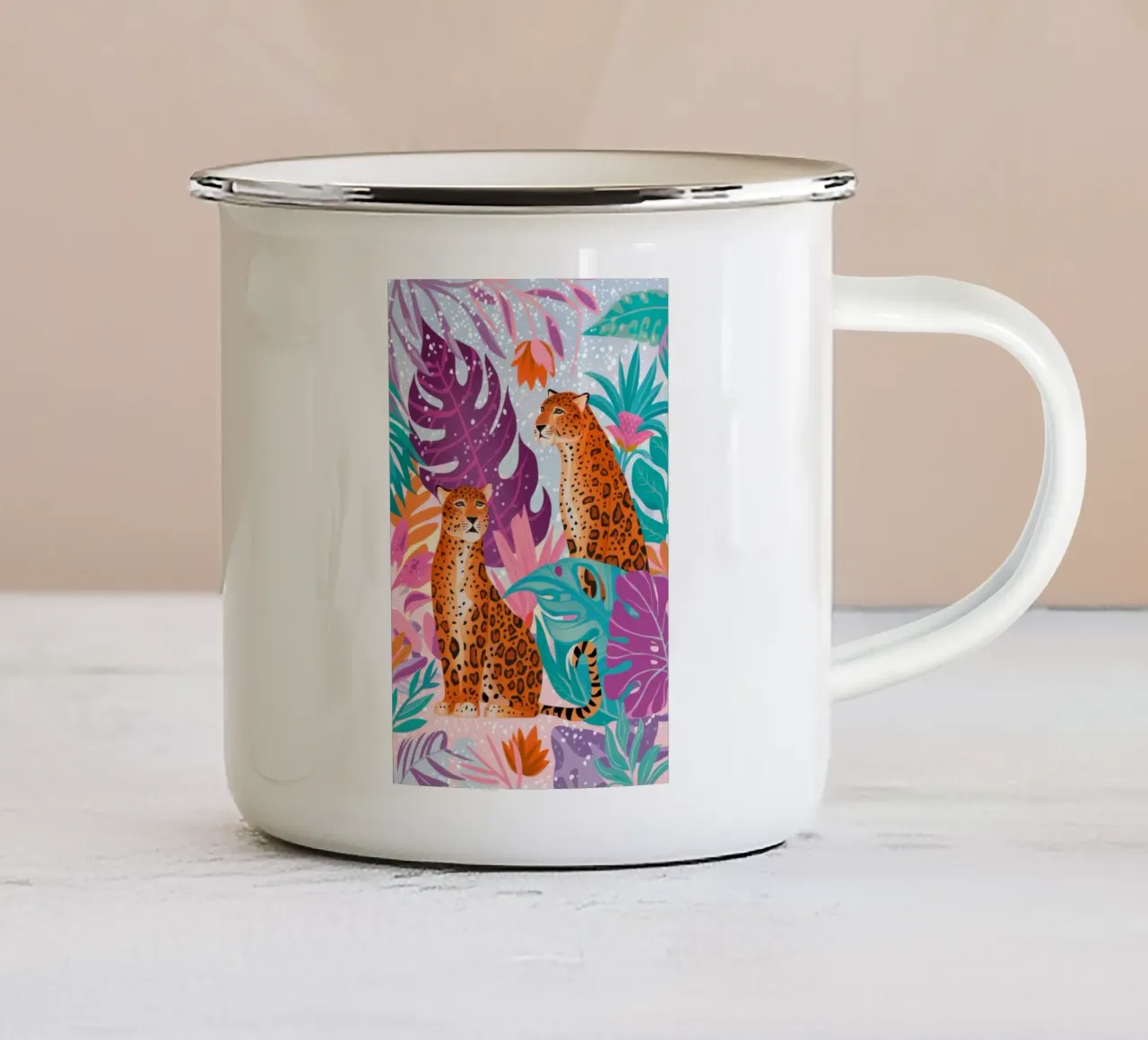 Maestà maculata Repose tazza in smalto da Zep Layers