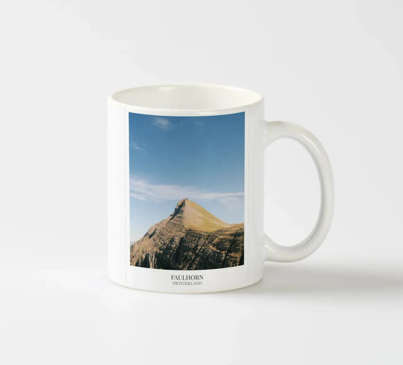 Faulhorn: Switzerland tazza in ceramica da FujiFrames