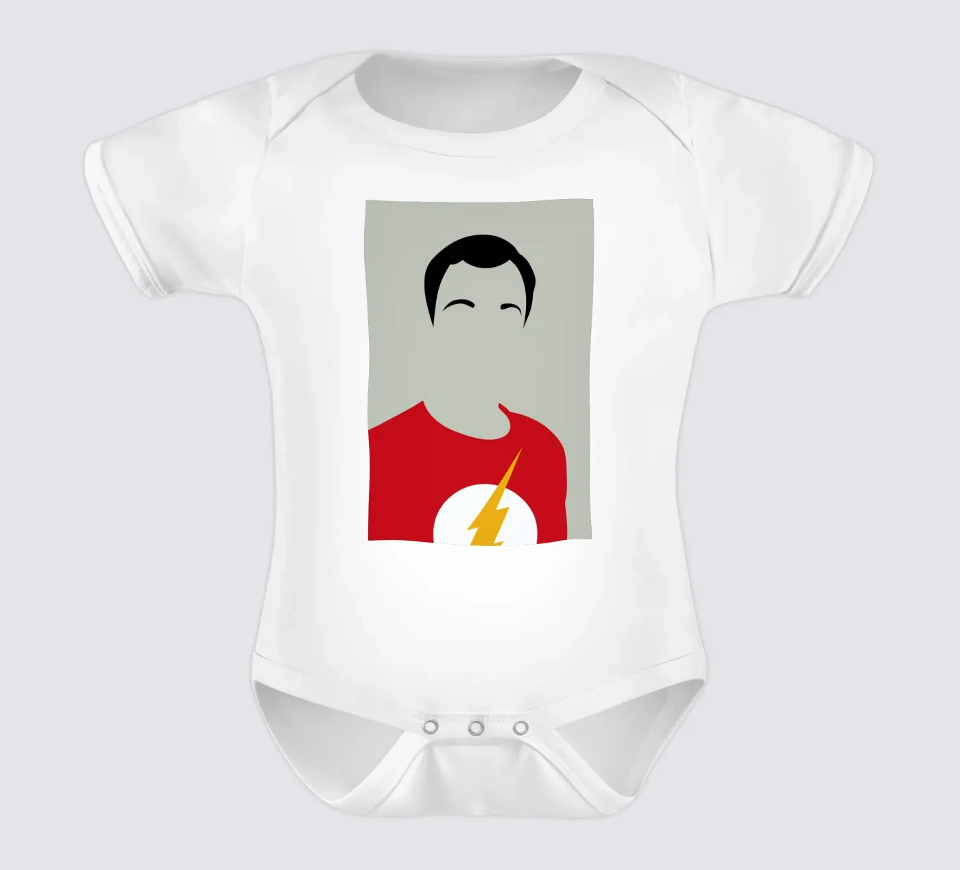 Sheldon body neonato maniche corte da Naxart