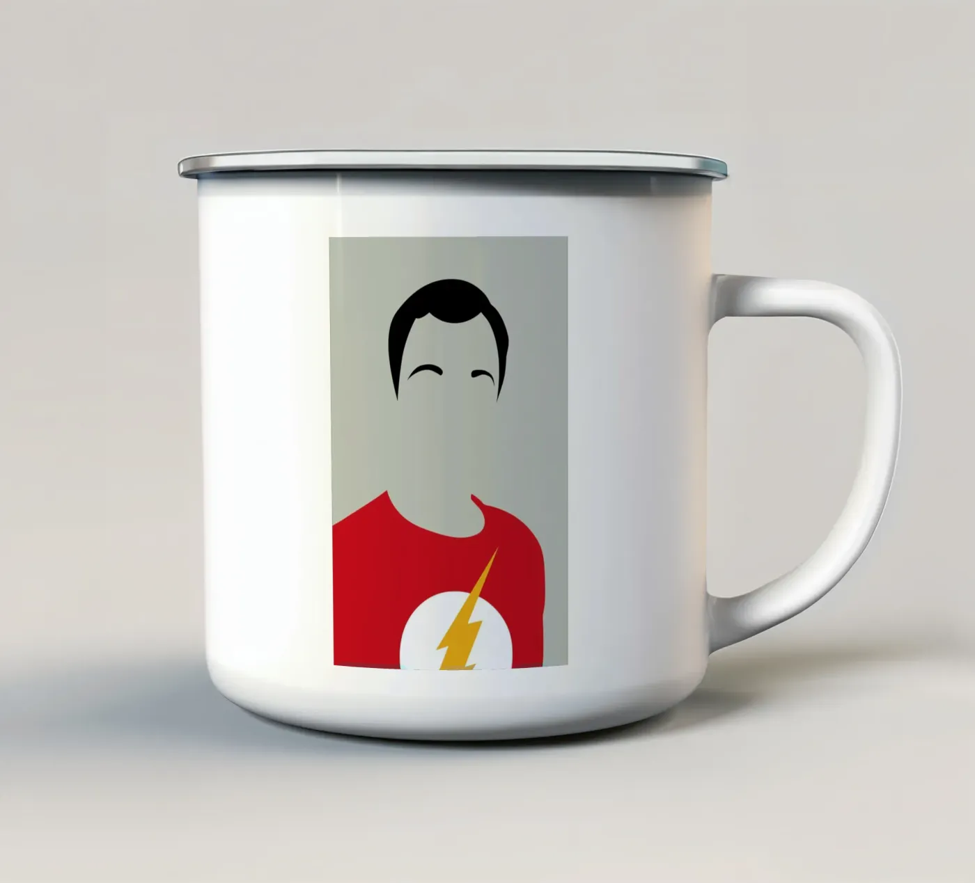 Sheldon enamel mug by Naxart