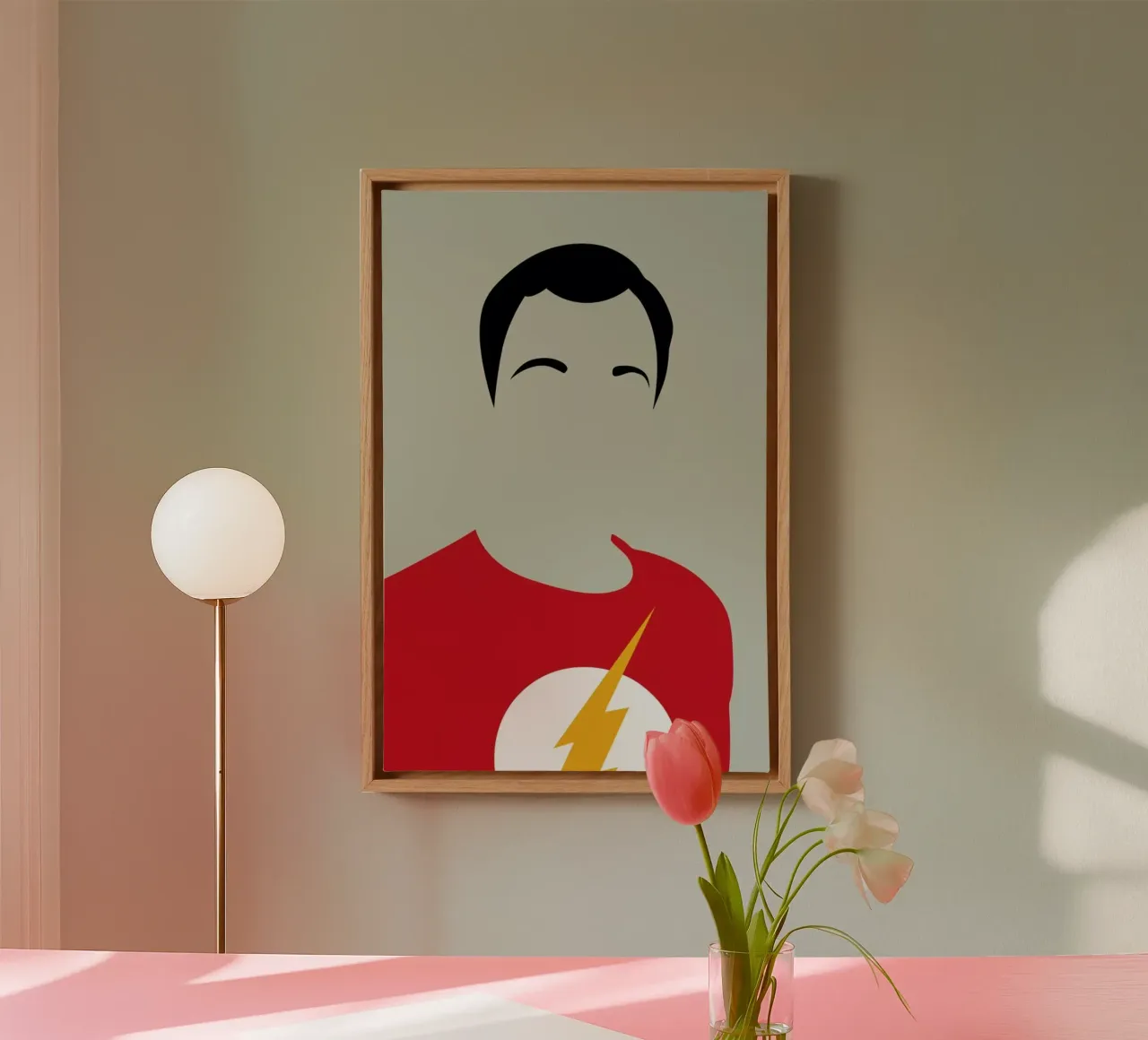 Sheldon tela con Cornice a cassetta da Naxart
