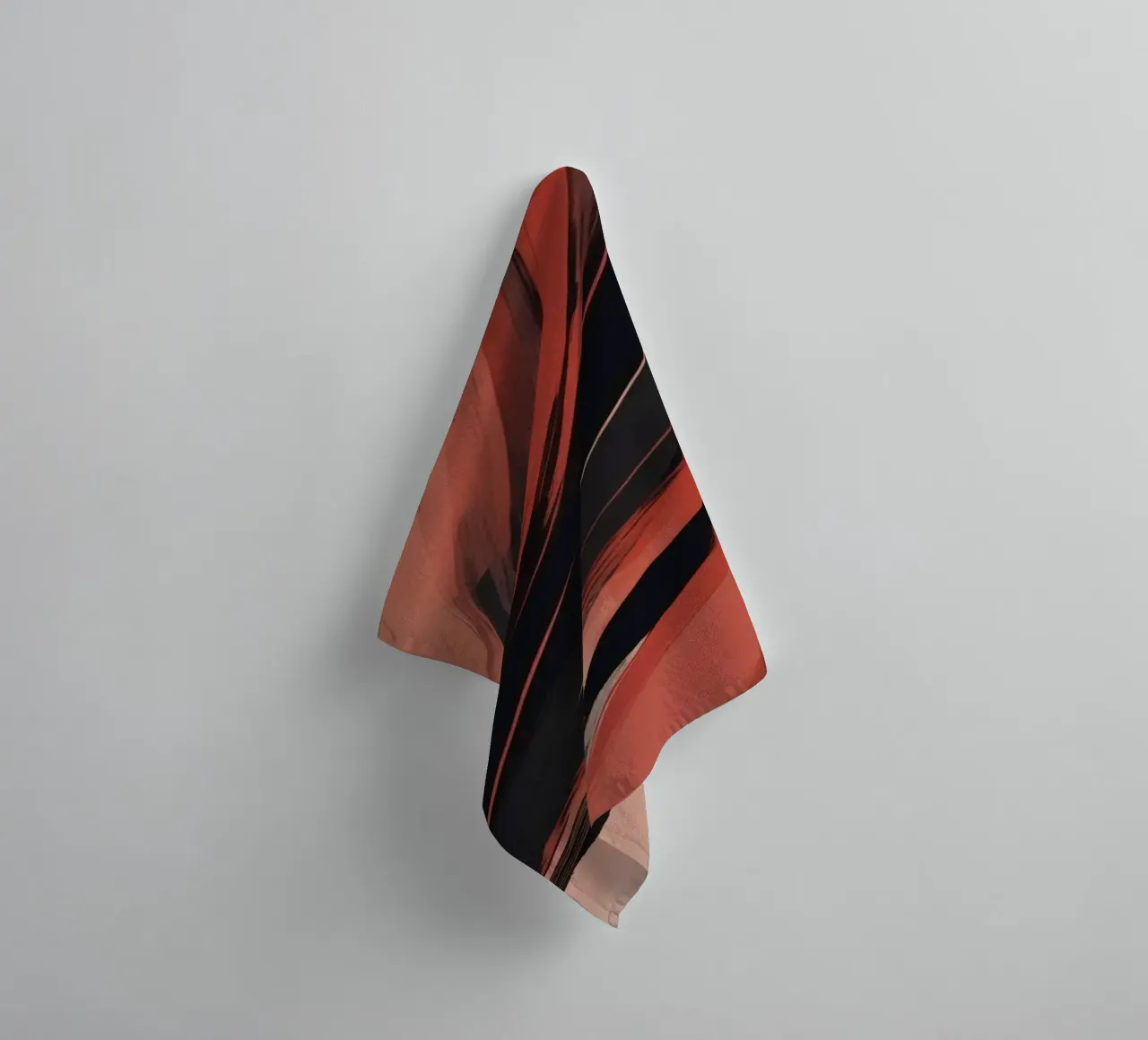 Dynamic abstract wallpaper featuring fluid brush strokes towel by DesignDoodle