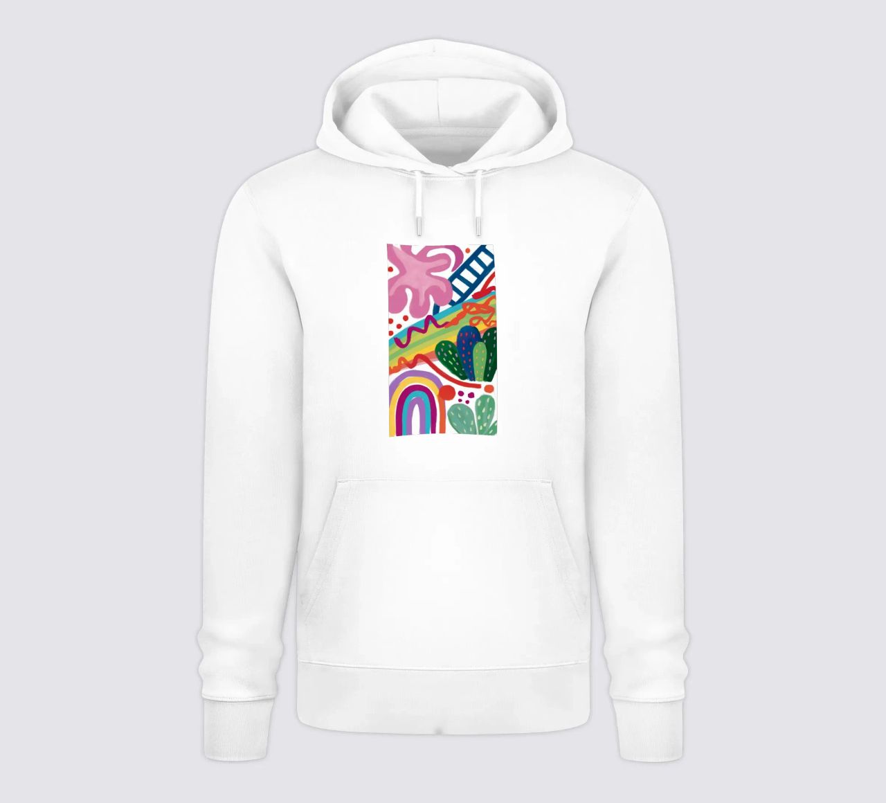 Valzer dei cactus arcobaleno felpa con cappuccio da Zep Layers