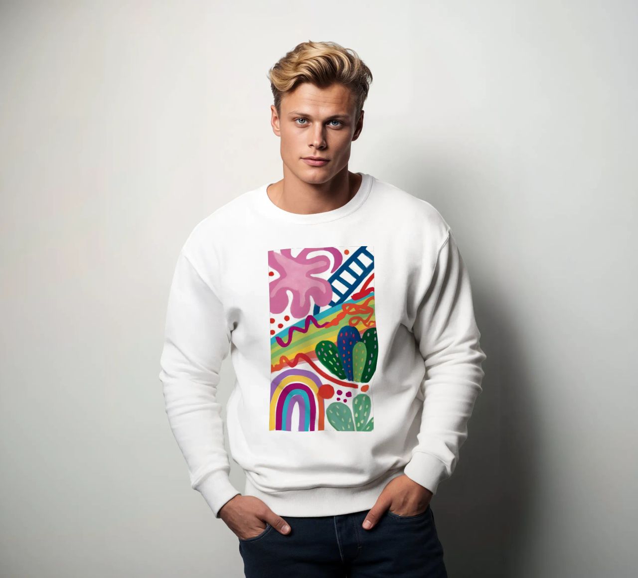 Valzer dei cactus arcobaleno felpa da Zep Layers