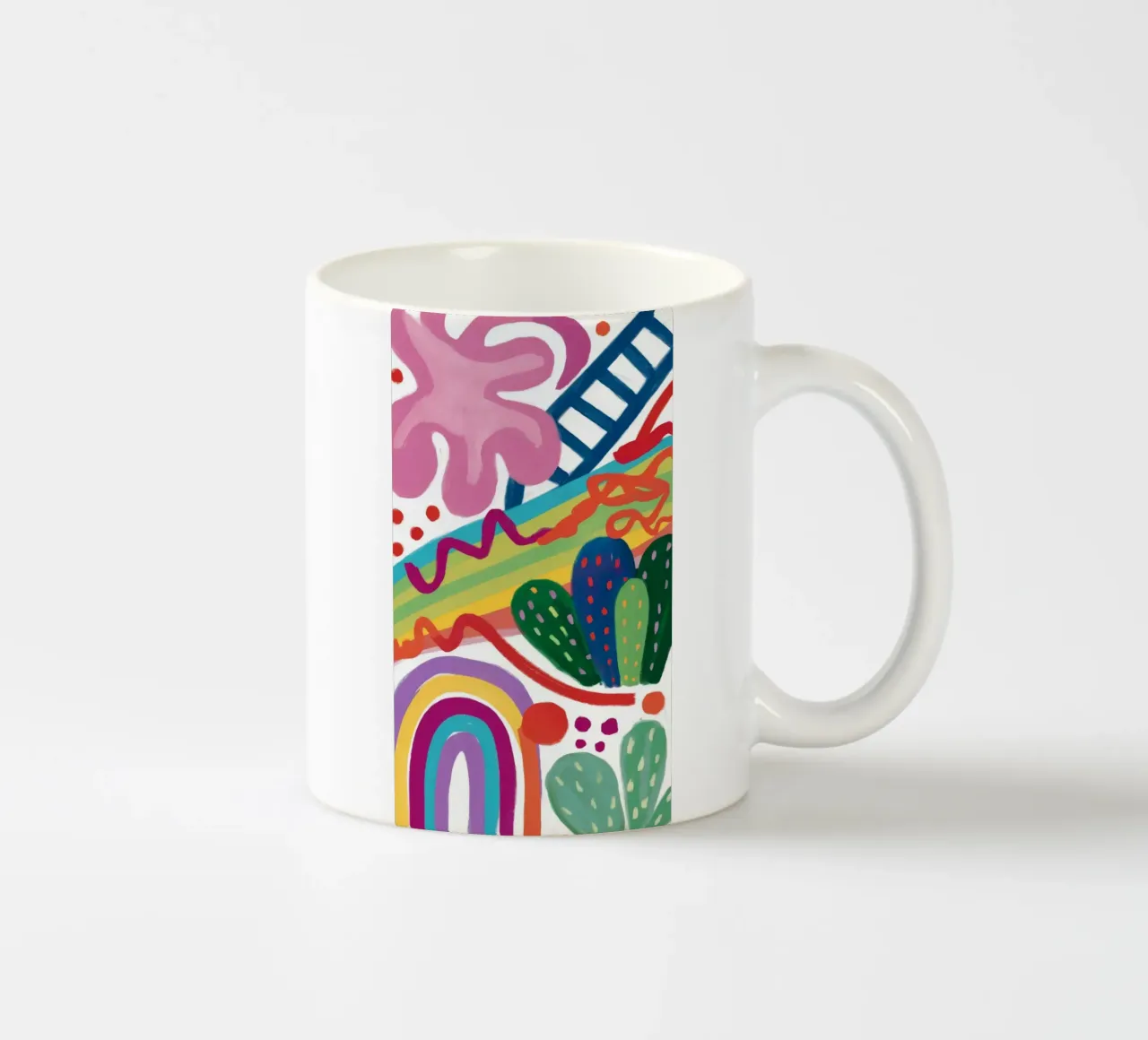 Valzer dei cactus arcobaleno tazza in ceramica da Zep Layers