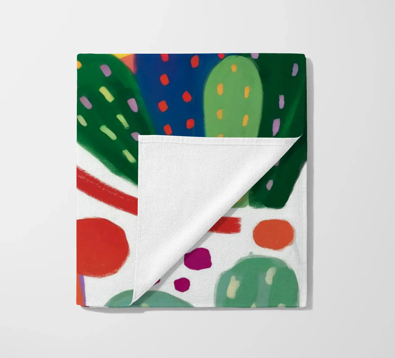 Valzer dei cactus arcobaleno telo mare da Zep Layers