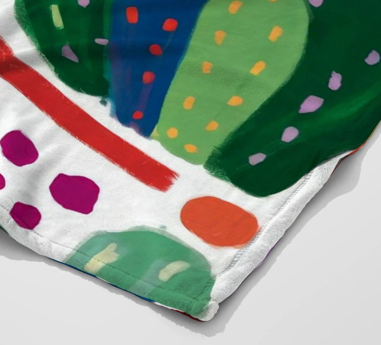 Valzer dei cactus arcobaleno coperta in pile da Zep Layers