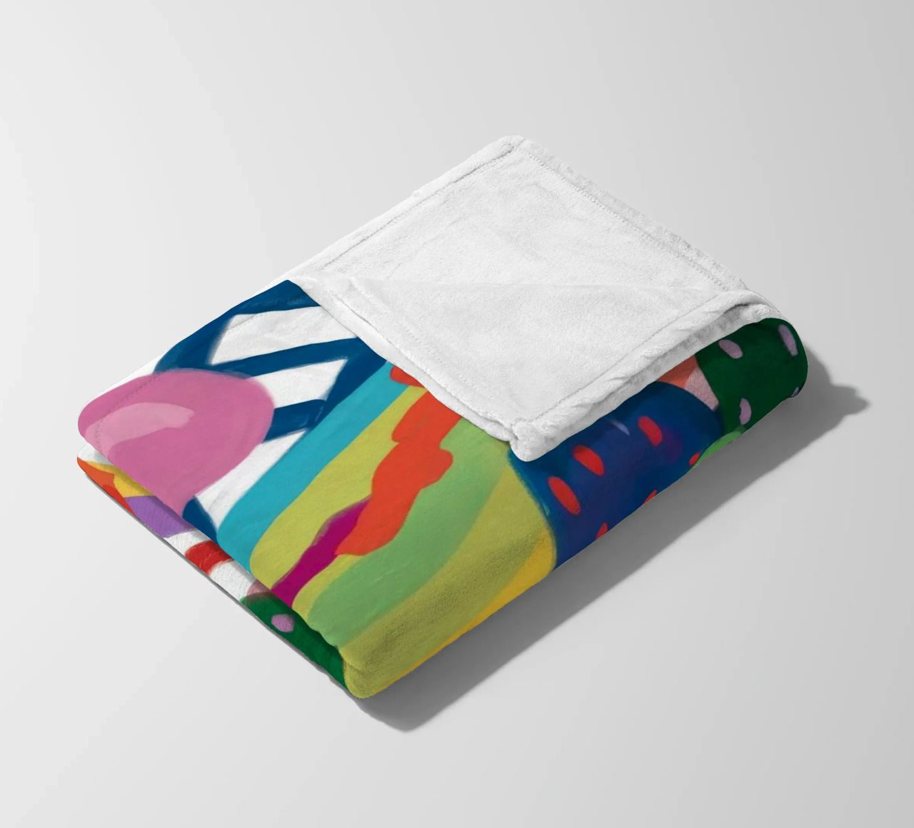 Valzer dei cactus arcobaleno coperta in pile da Zep Layers