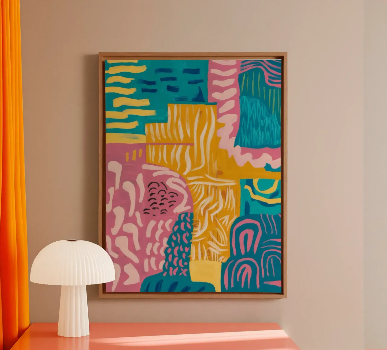 Sunwoven Memory Field canvas by Zep Layers