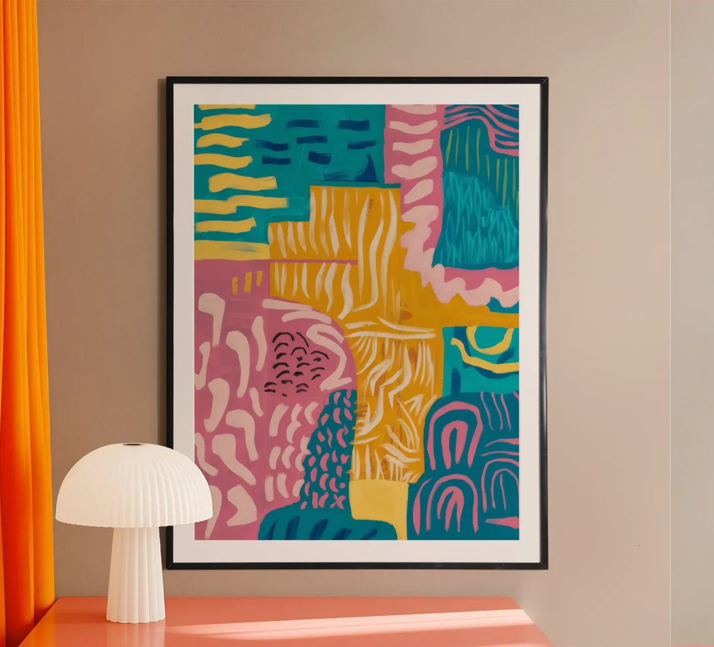 Sonnengewobenes Speicherfeld Poster von Zep Layers