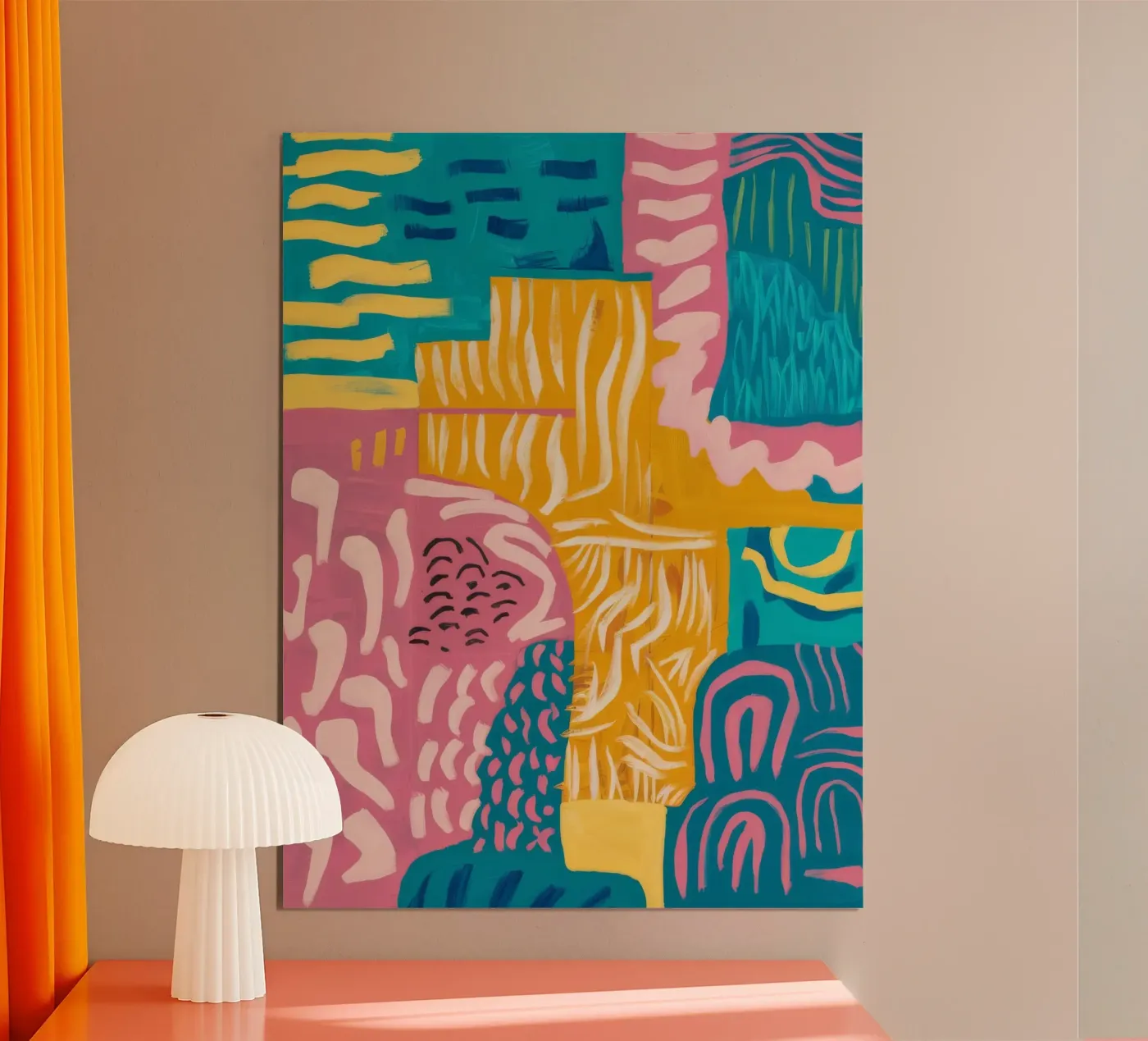 Sonnengewobenes Speicherfeld Poster von Zep Layers