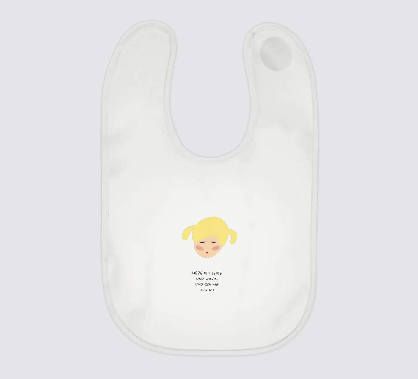 l'amour, c'est toi bavoir de FRICKE DESIGN