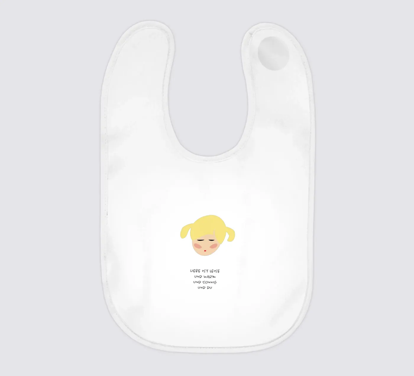 l'amour, c'est toi bavoir de FRICKE DESIGN