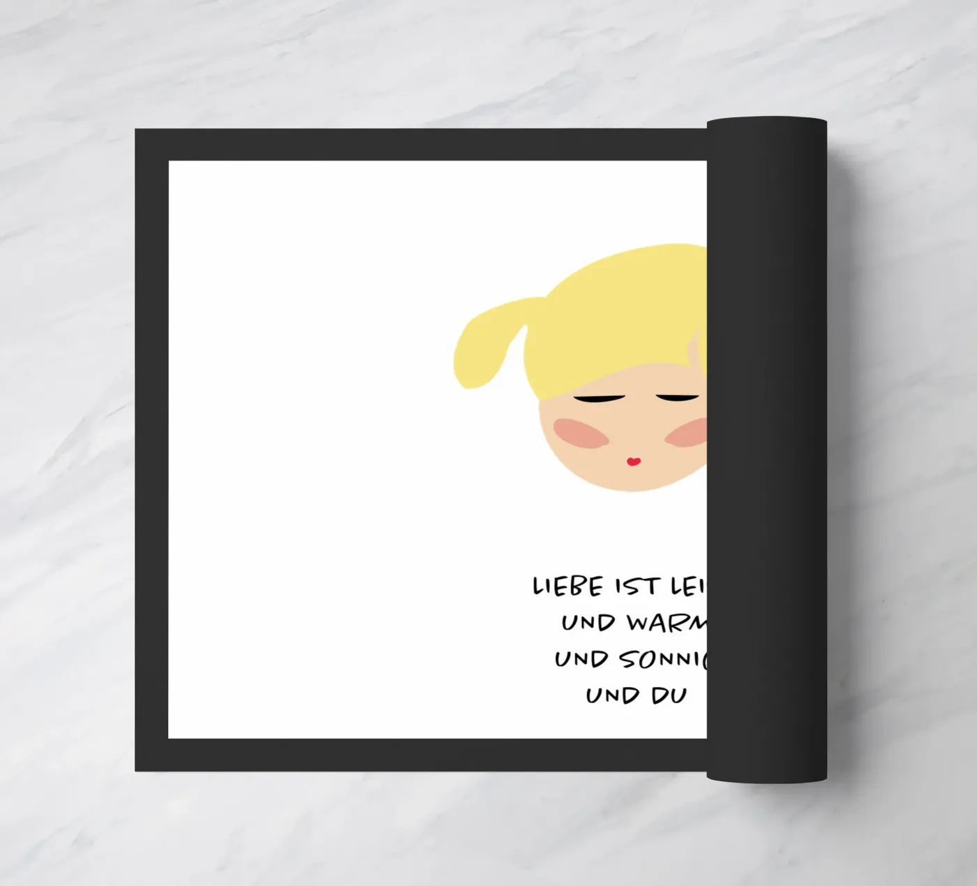 love is you Fußmatte von FRICKE DESIGN