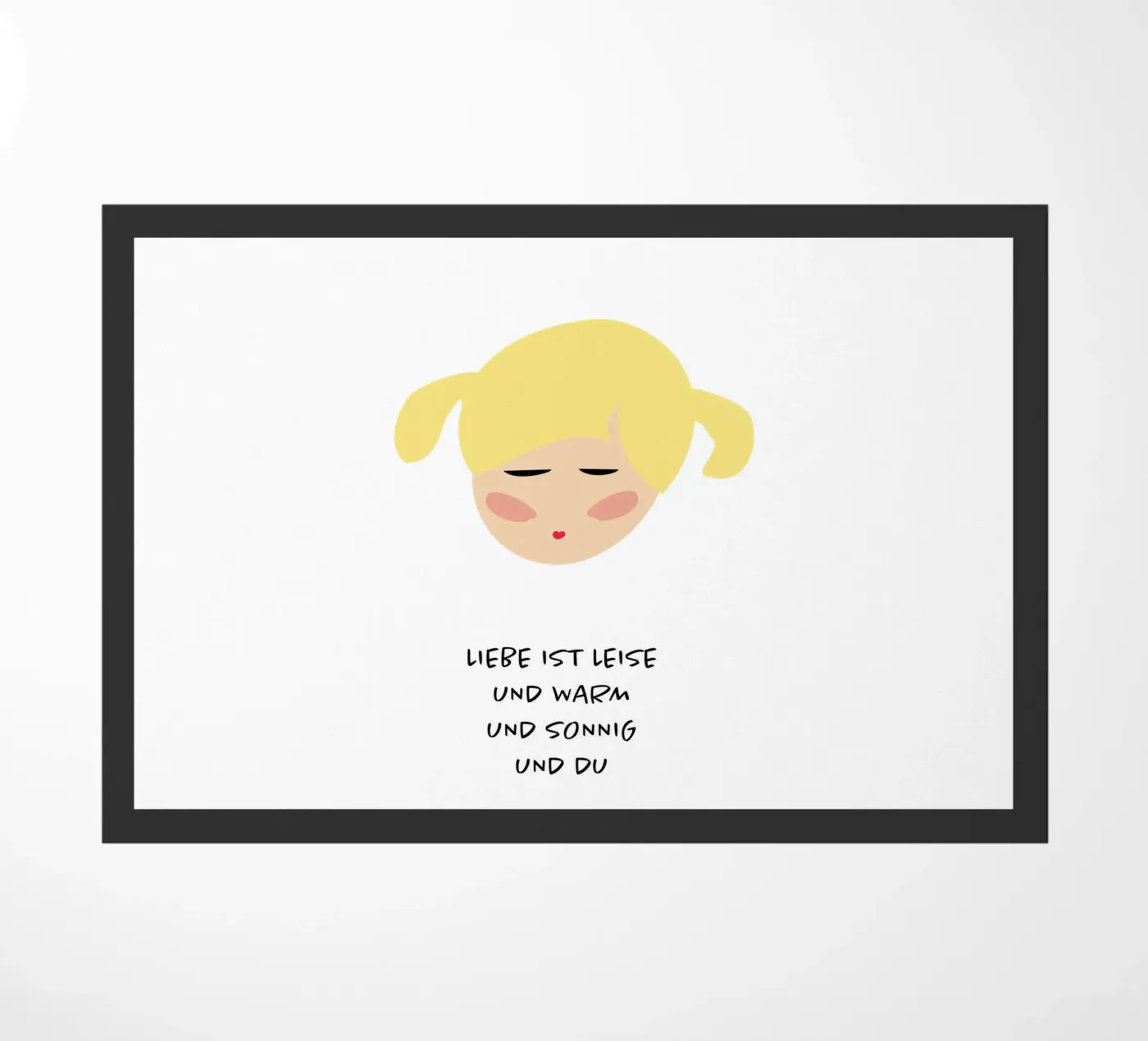 love is you Fußmatte von FRICKE DESIGN