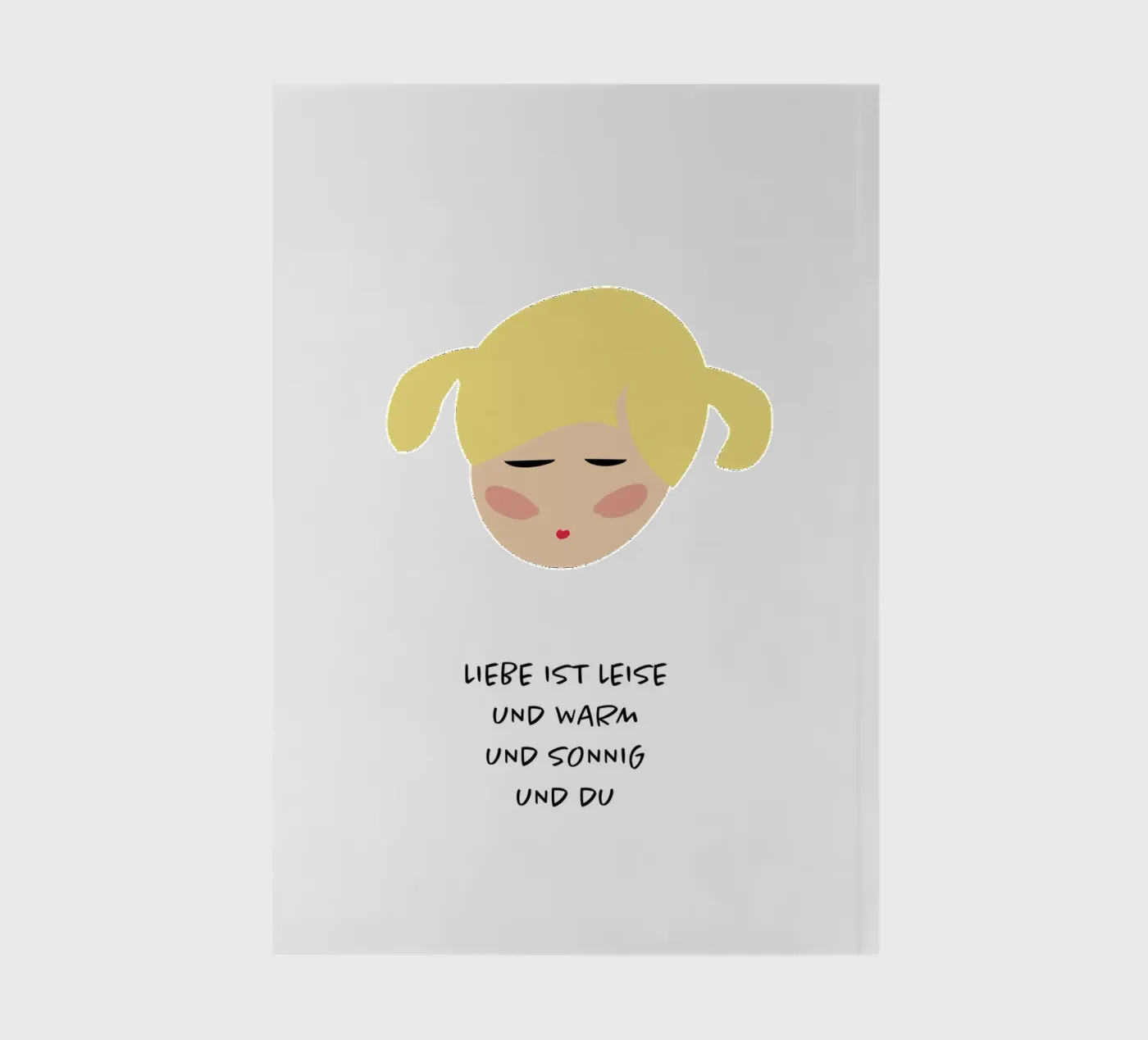 love is you notebook by FRICKE DESIGN