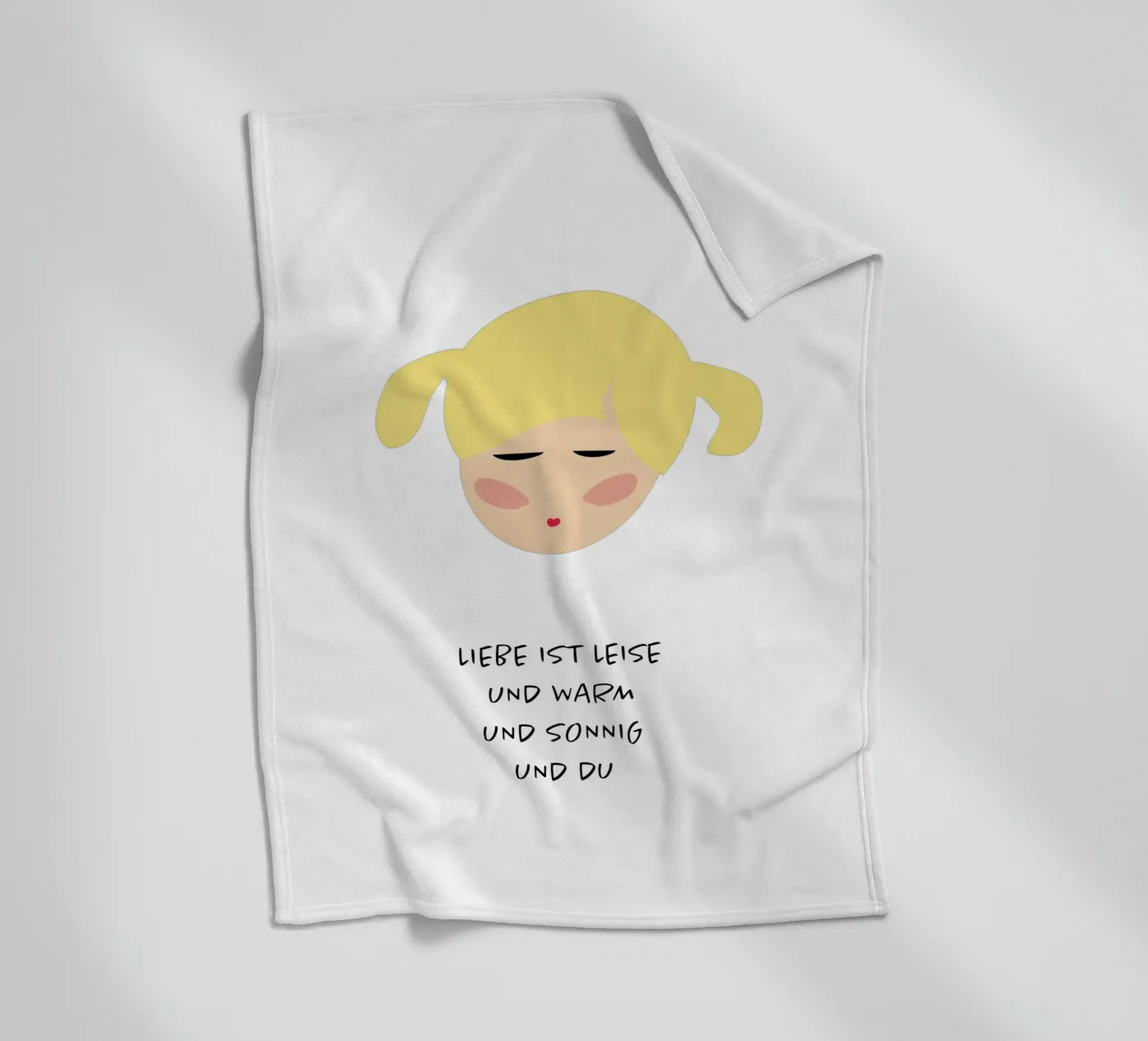 love is you coperta in pile da FRICKE DESIGN