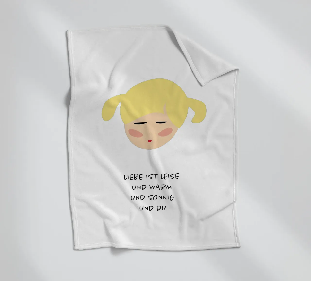 stil. fleecedeken van FRICKE DESIGN