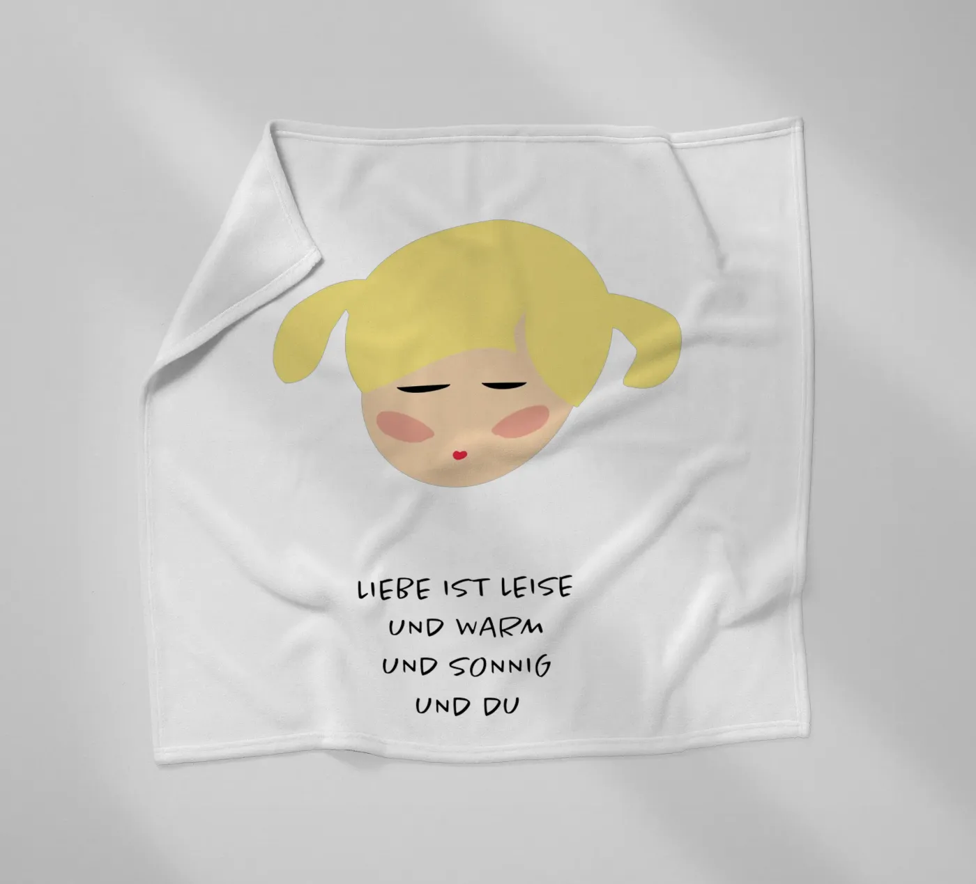 love is you coperta in pile da FRICKE DESIGN