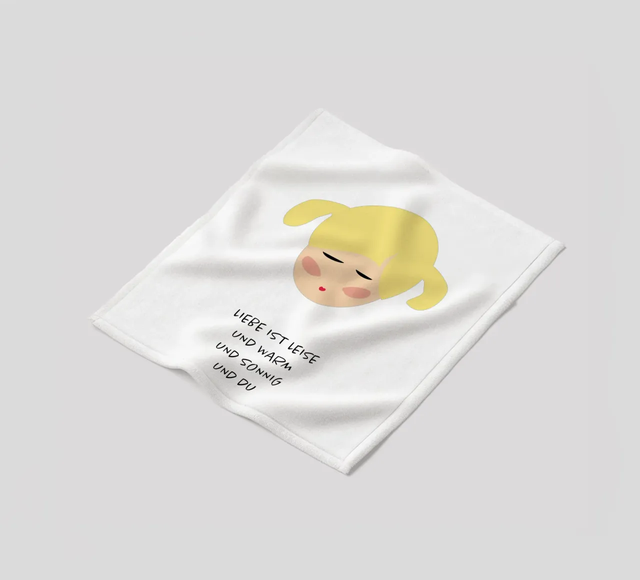 stil. fleecedeken van FRICKE DESIGN