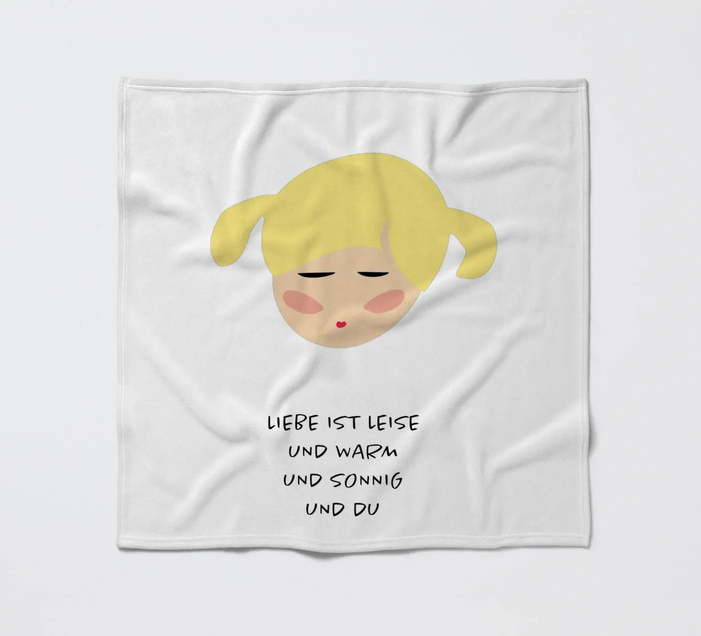 love is you coperta in pile da FRICKE DESIGN