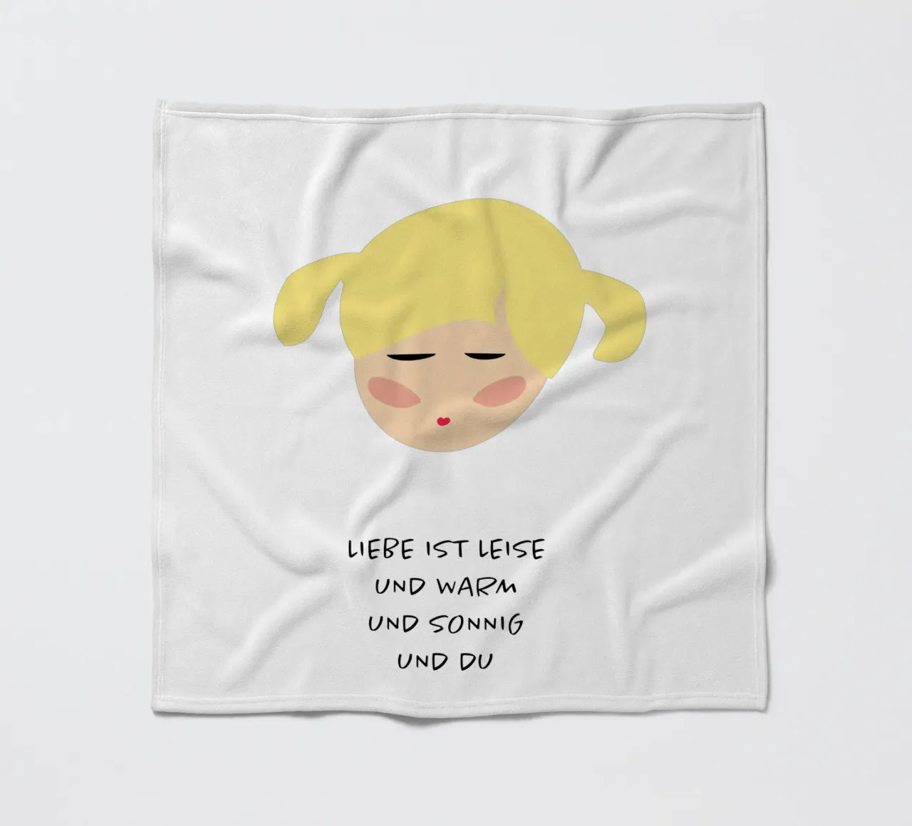 stil. fleecedeken van FRICKE DESIGN