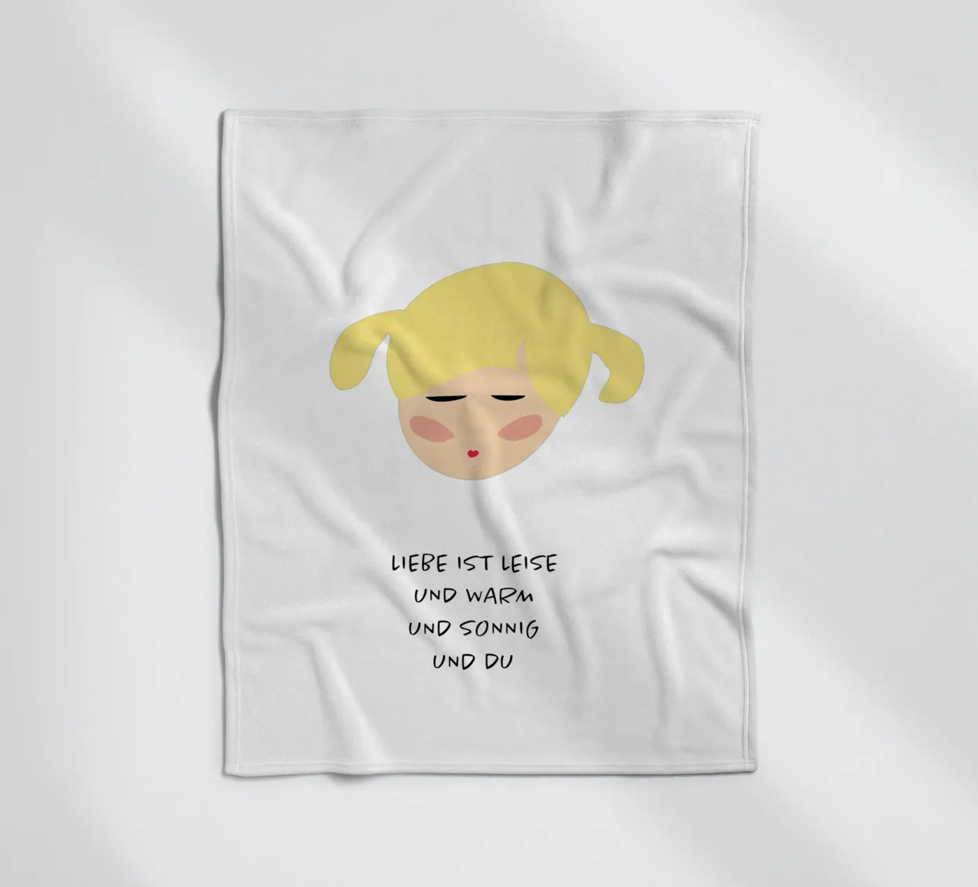 love is you coperta in pile da FRICKE DESIGN