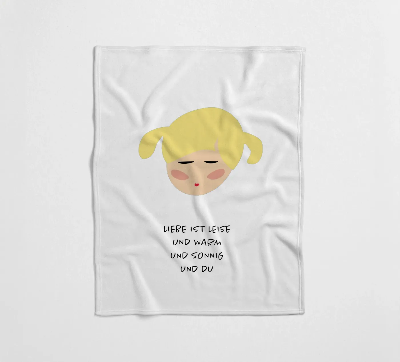 love is you coperta in pile da FRICKE DESIGN