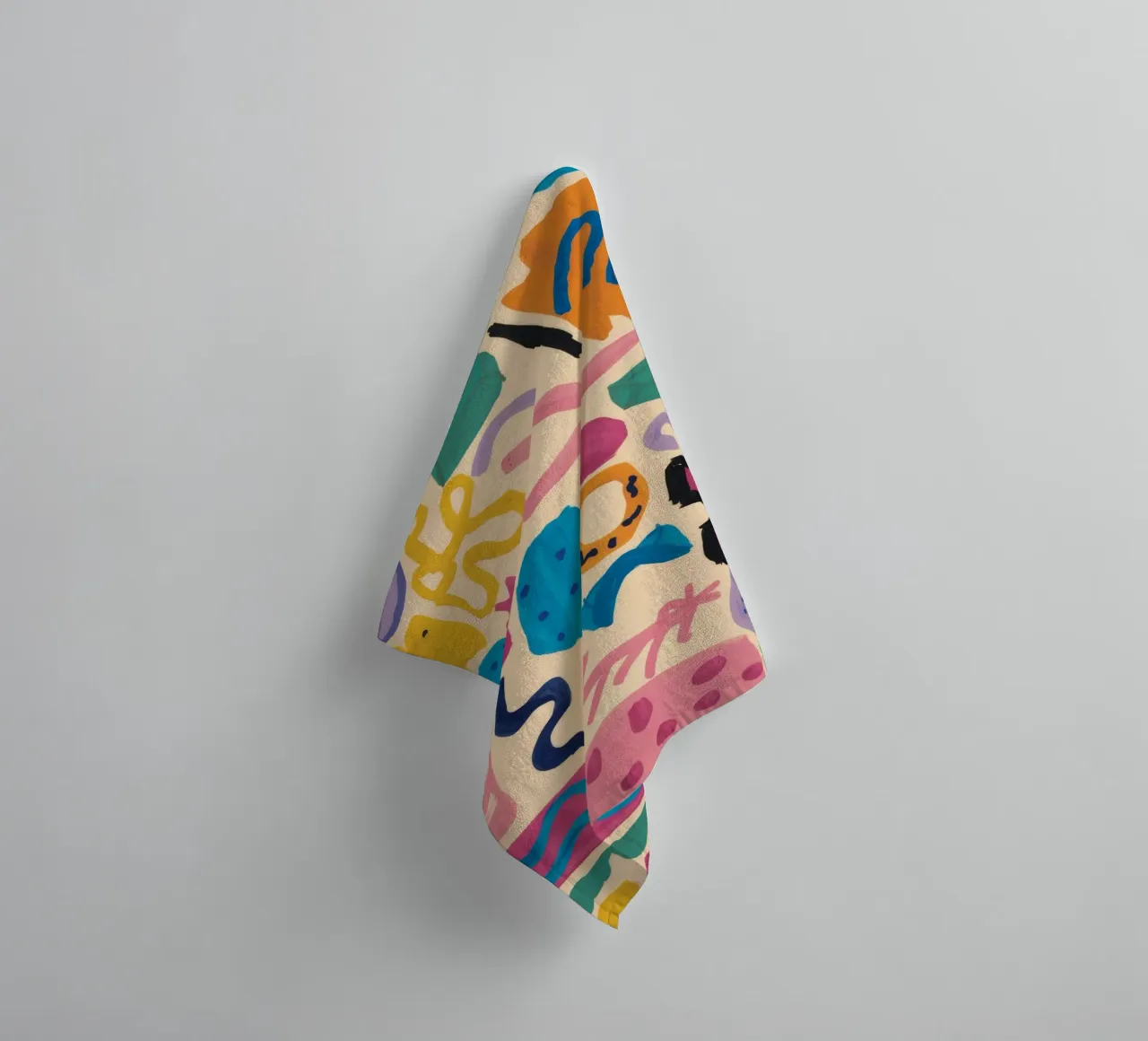 Symbols in Motion towel by Zep Layers