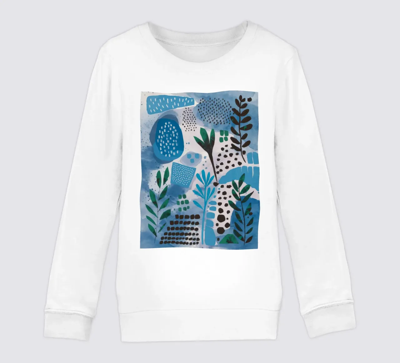 Ocean Garden Tranquility kids sweatshirt by Zep Layers