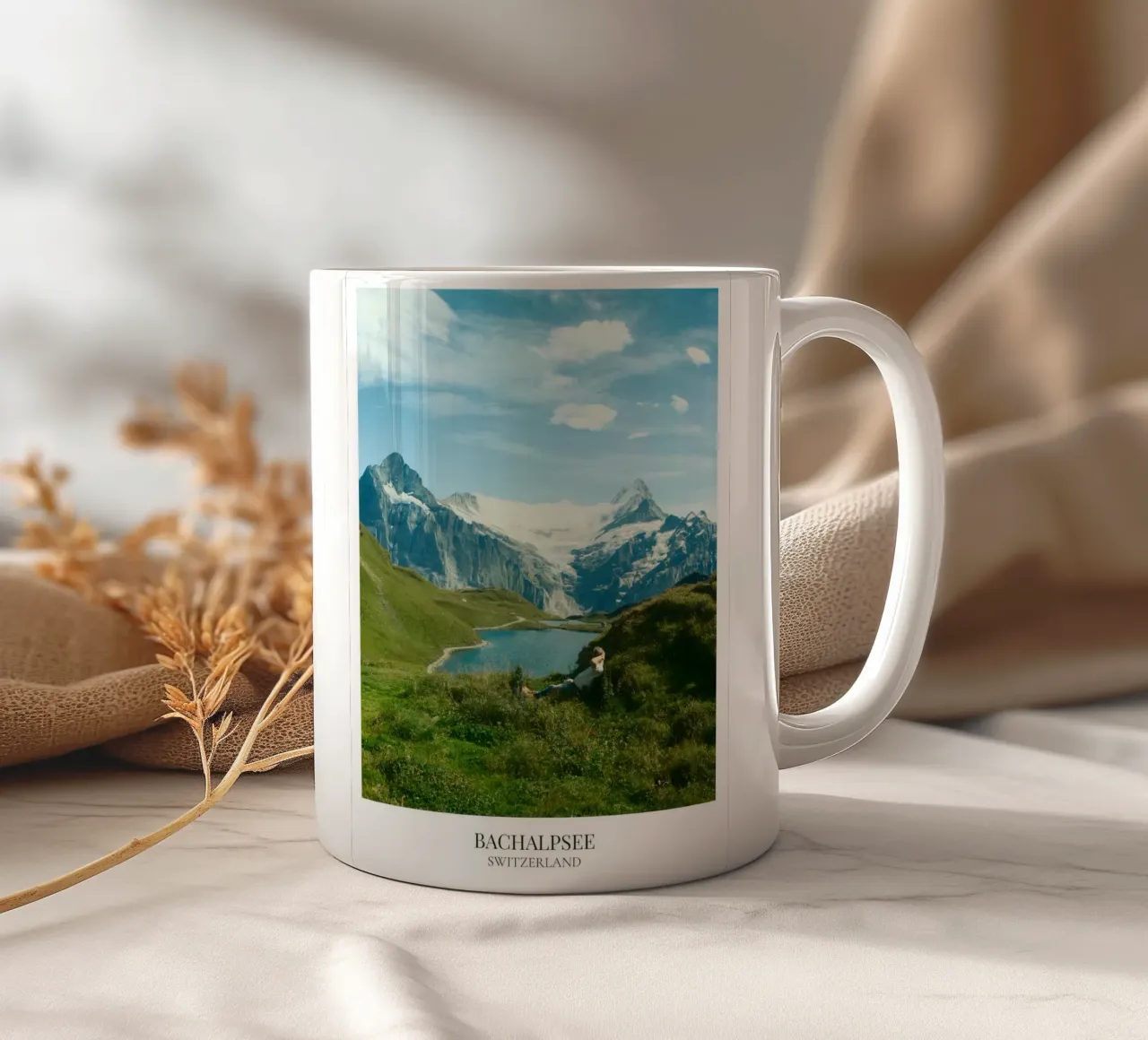 Bachalpsee: Switzerland tazza in ceramica da FujiFrames