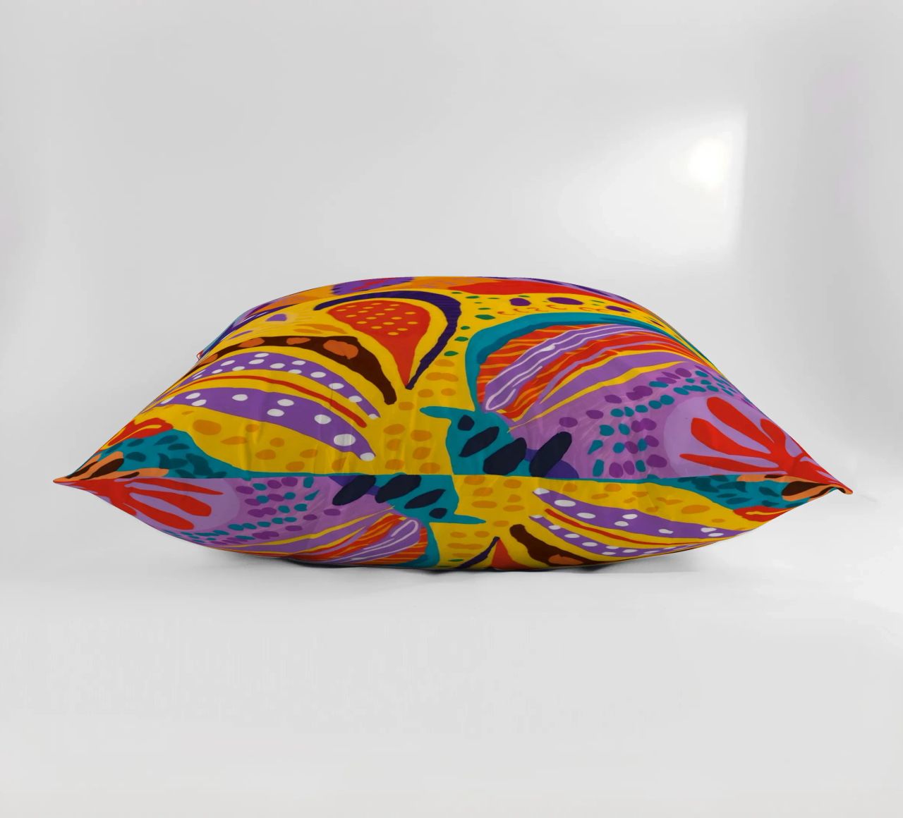 Fiore di fiamma del paradiso cuscino da Zep Layers